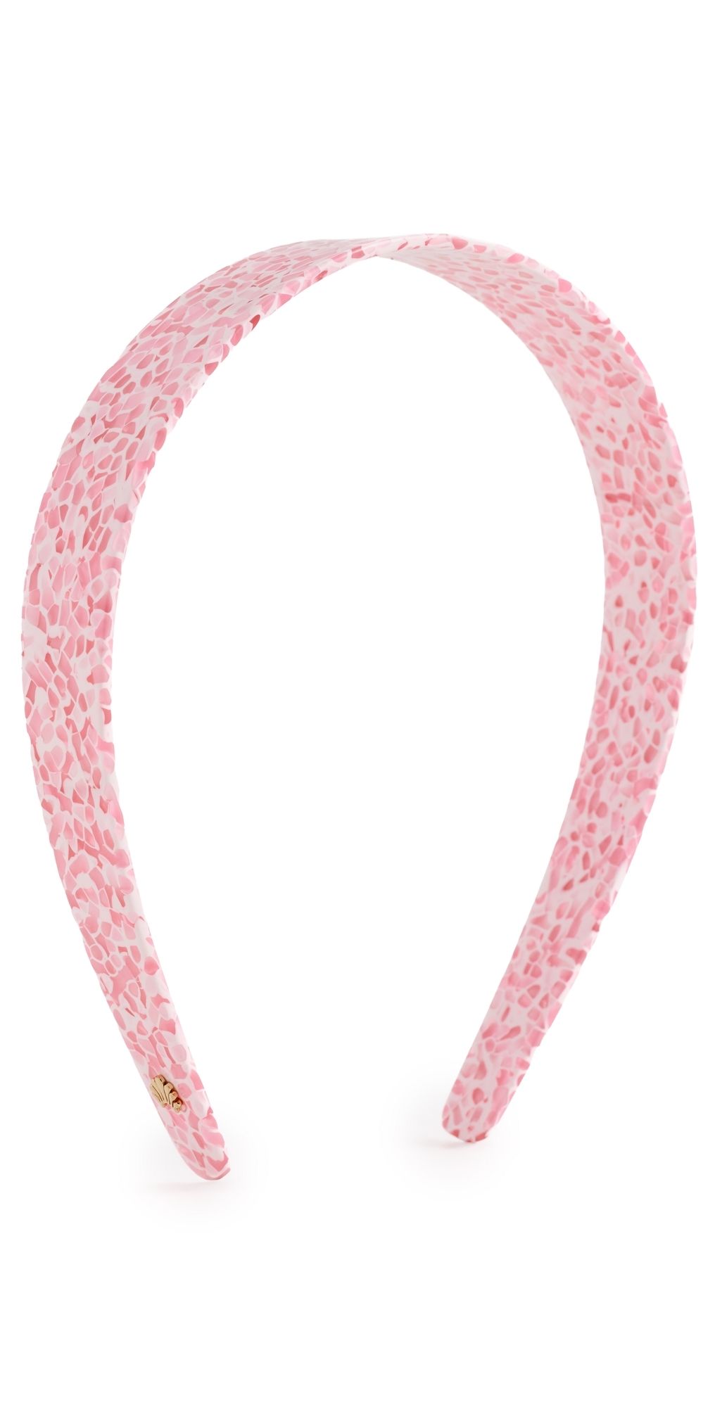 Lele Sadoughi Emma Acetate Headband Terrazzo Blush One Size