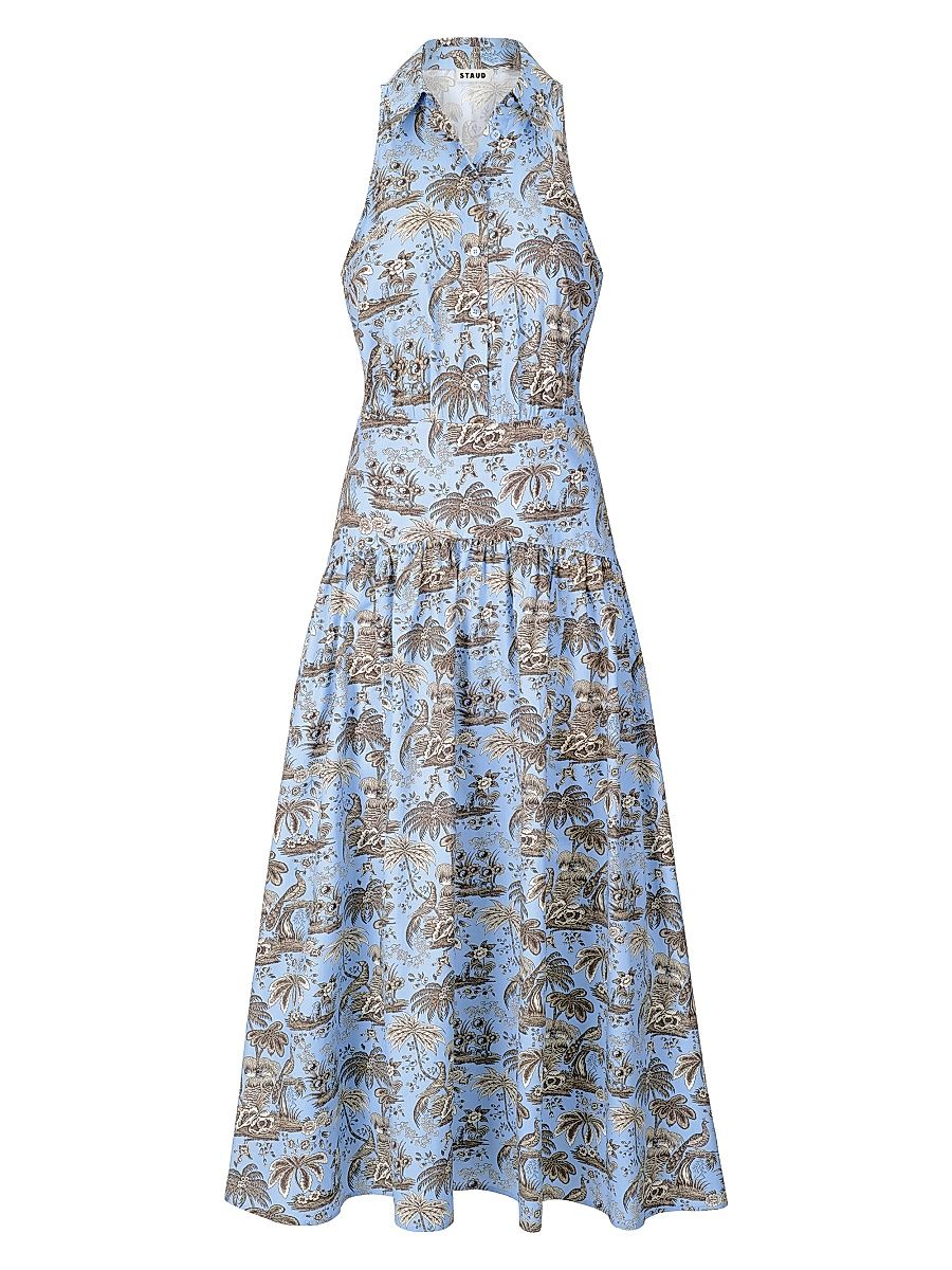 Women's Romy Toile Maxi Dress - Sky Toile - Size 12