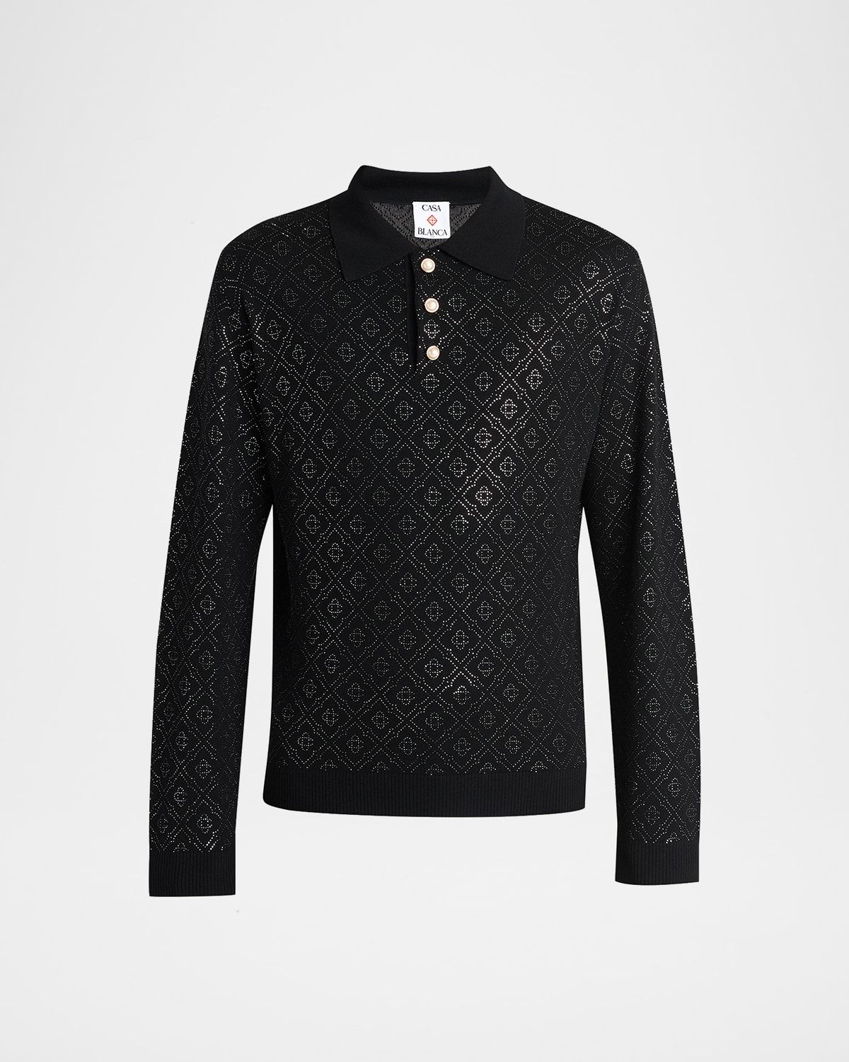 Men & apos;s Hot Fix Monogram Long-Sleeve Shirt
