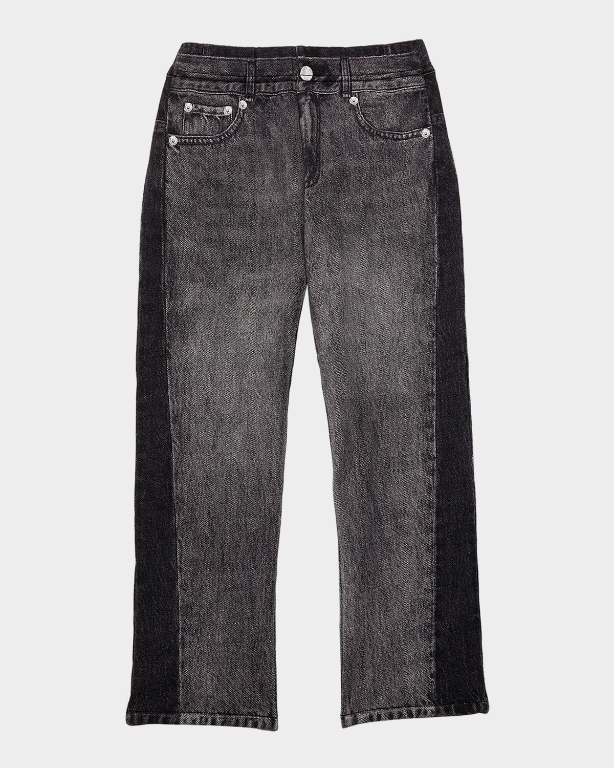 Kid & apos;s Mini Miramar Terry Two-Tone Wide-Leg Pants, Size 12M-10