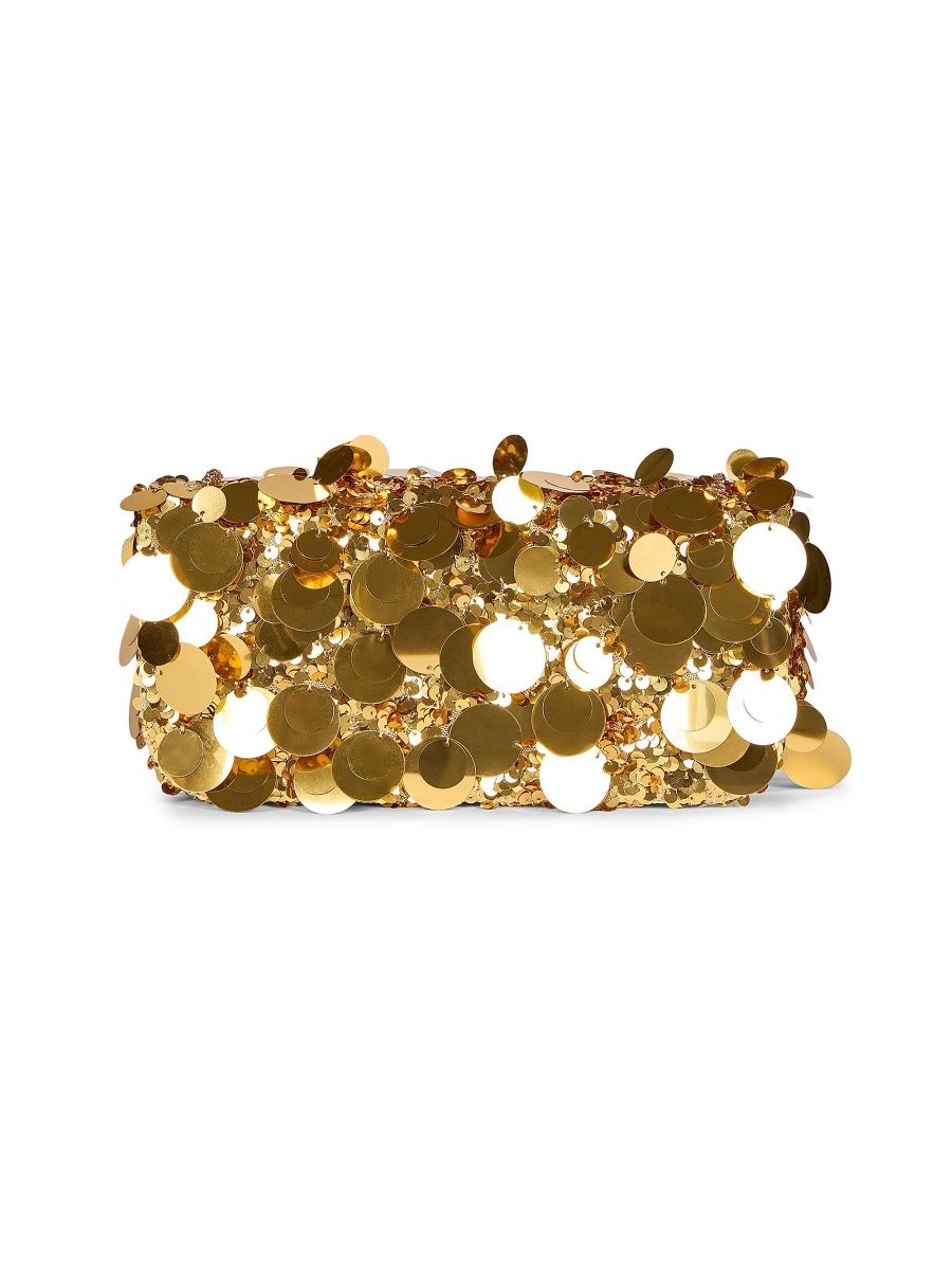 Rabanne Women's Sequin & Pailette Shoulder Bag - Gold