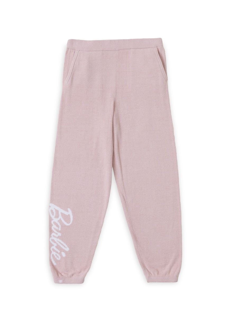 Barefoot Dreams Girl's Little Girl's & Girl's Cozychic Barbie Sweatpants - Dusty Rose - Size 12