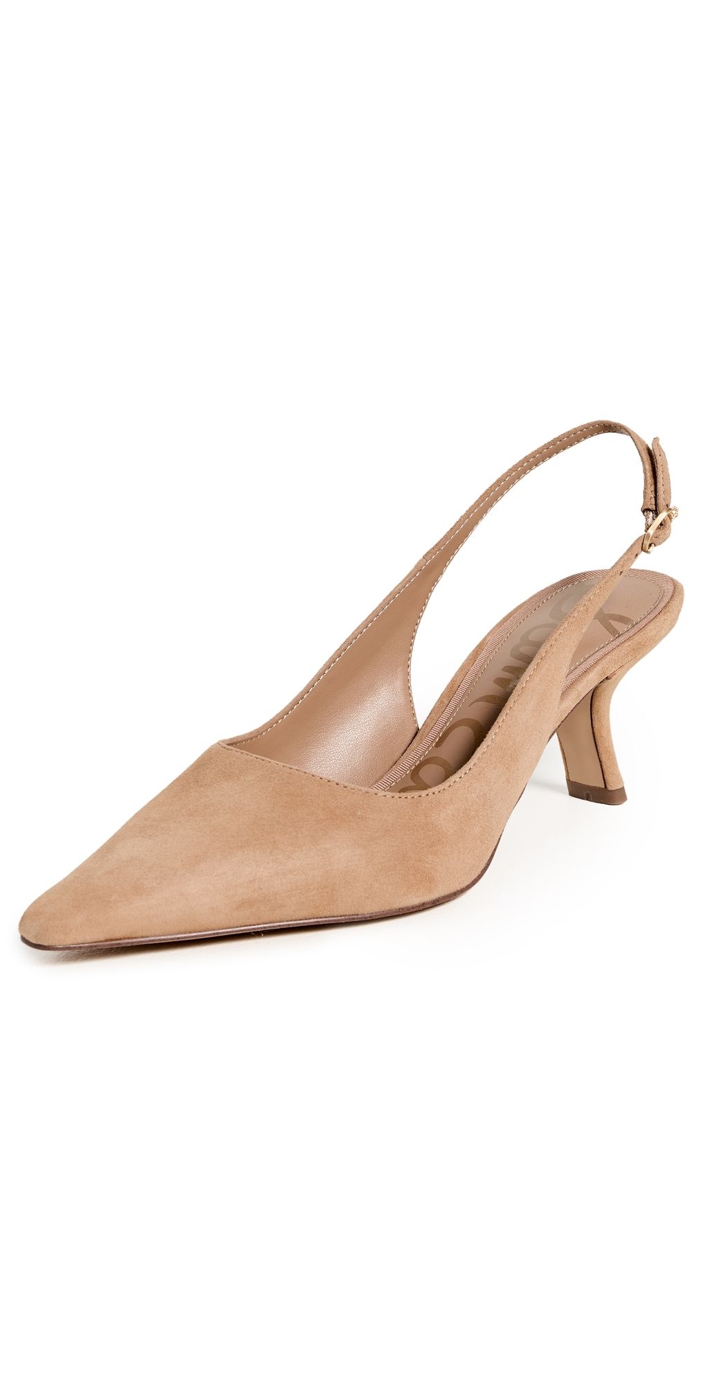 Sam Edelman Bianka Slingback Heels Cyprus Tan Suede 8.5