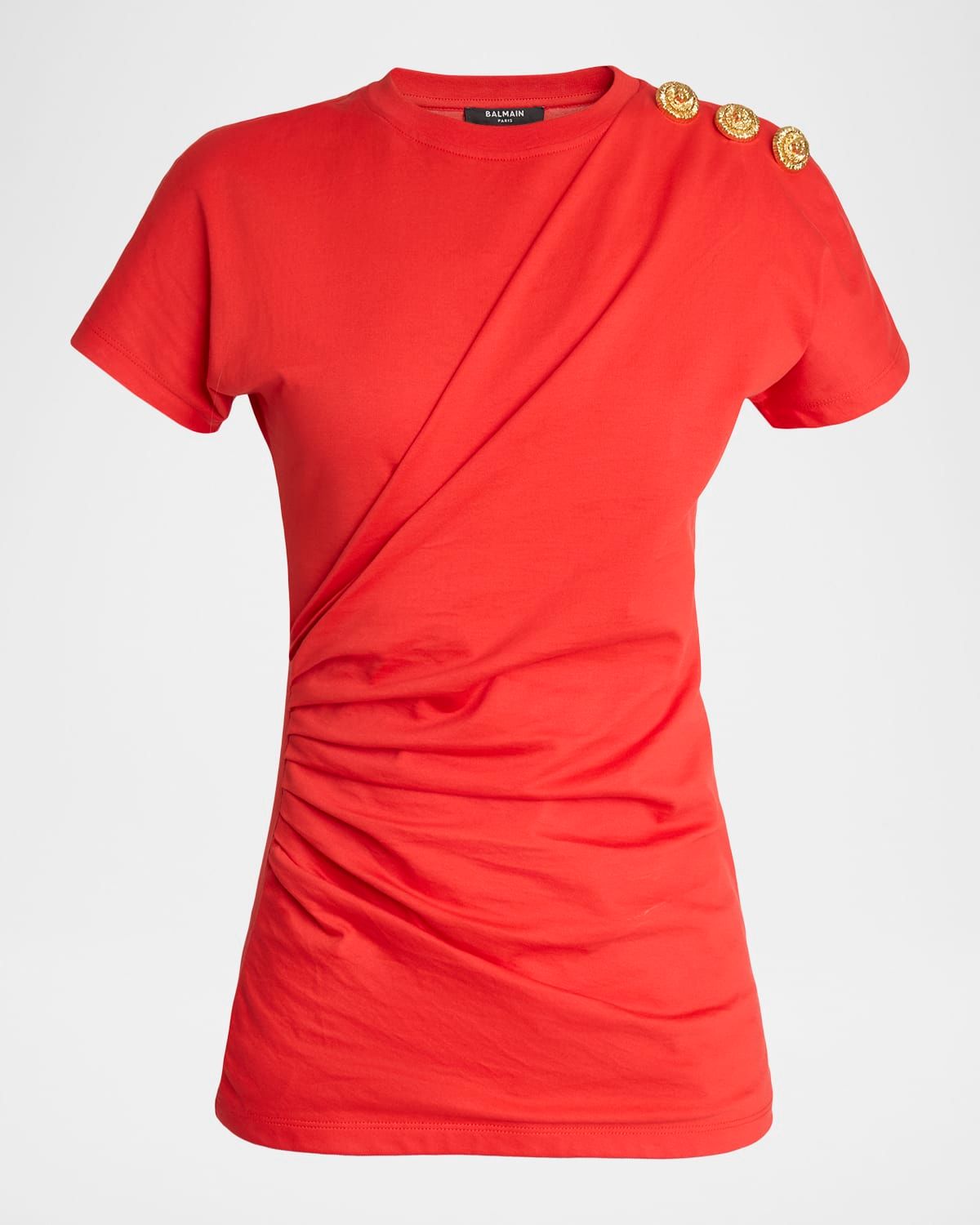 Short-Sleeve 3-Button Tee