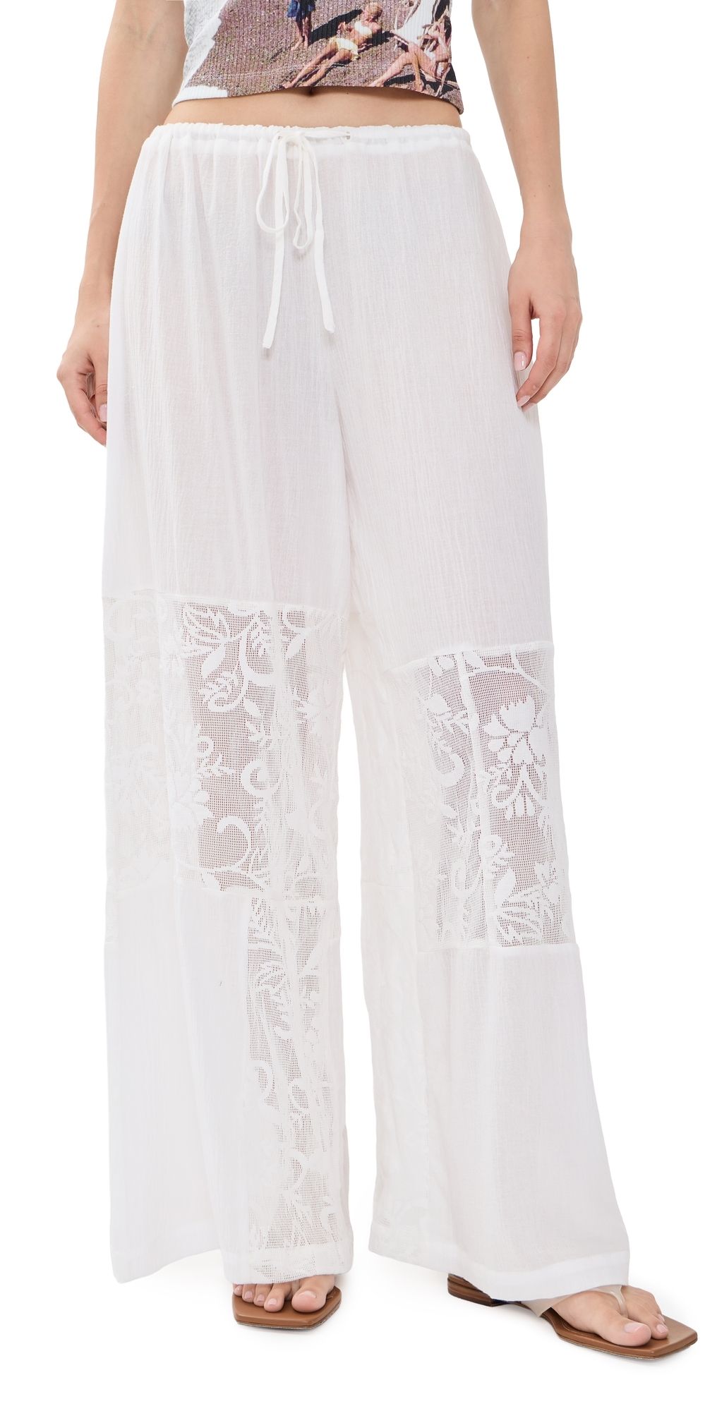 Muse Assembly Celeste Trousers White M