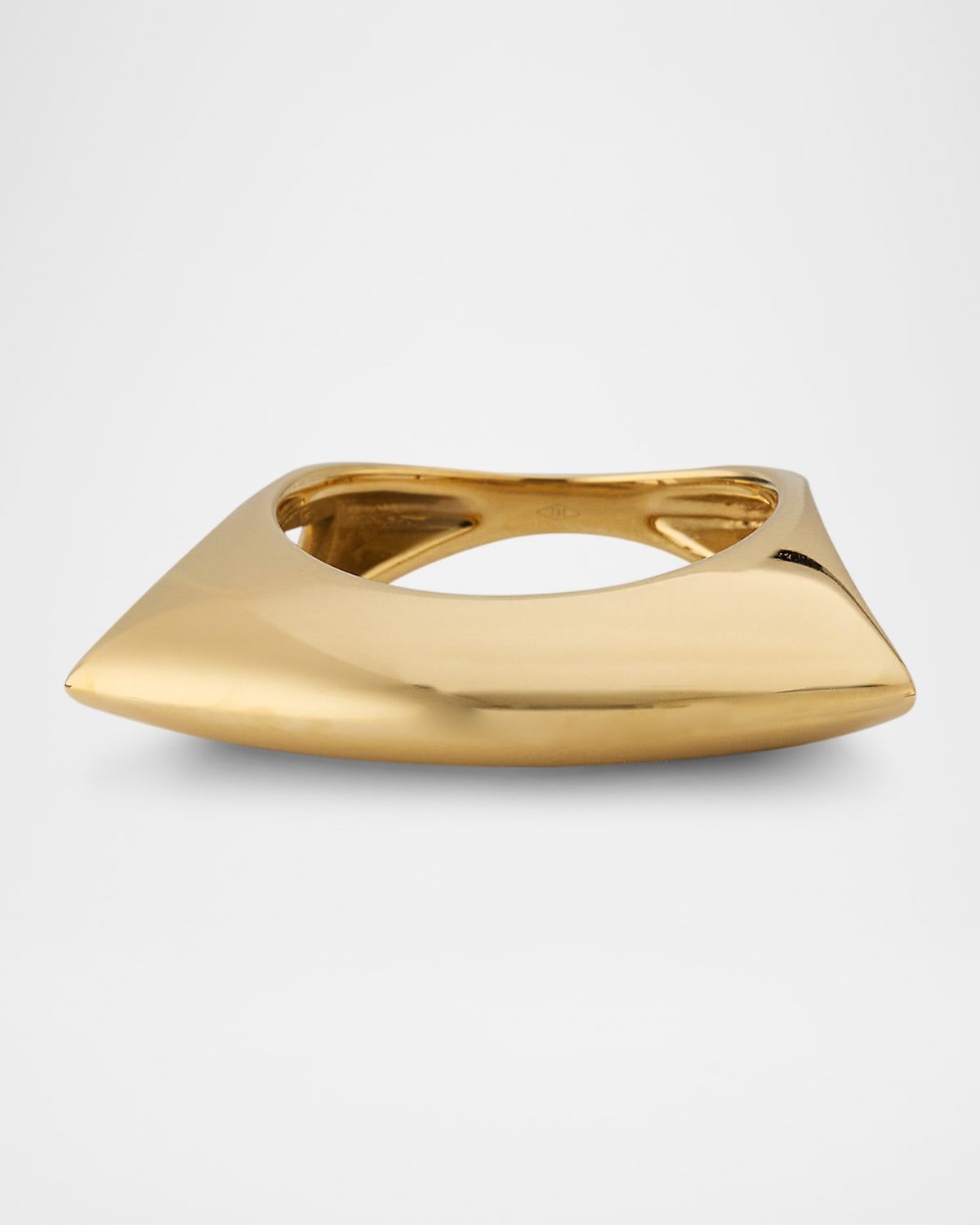 18K Yellow Gold Lotus Ring