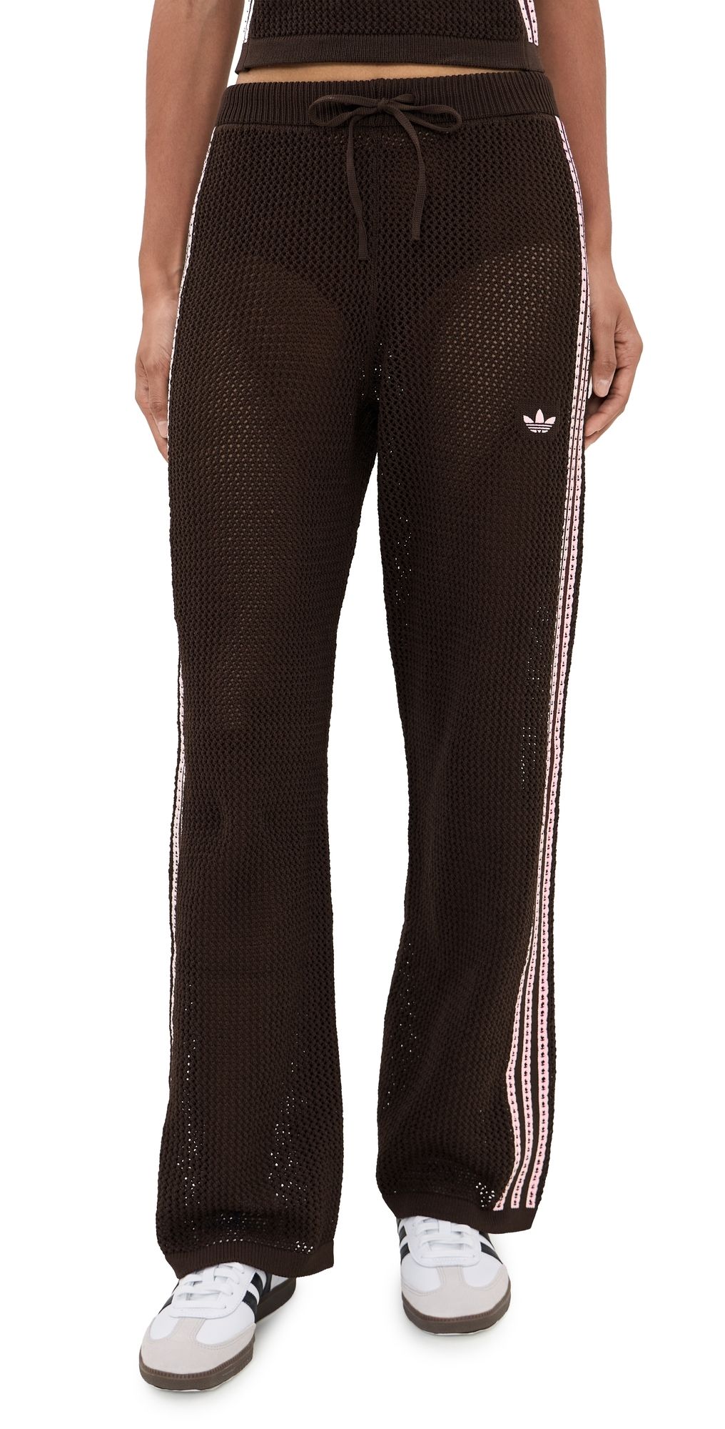 adidas Crochet Track Pants AURORA COFFEE XXL