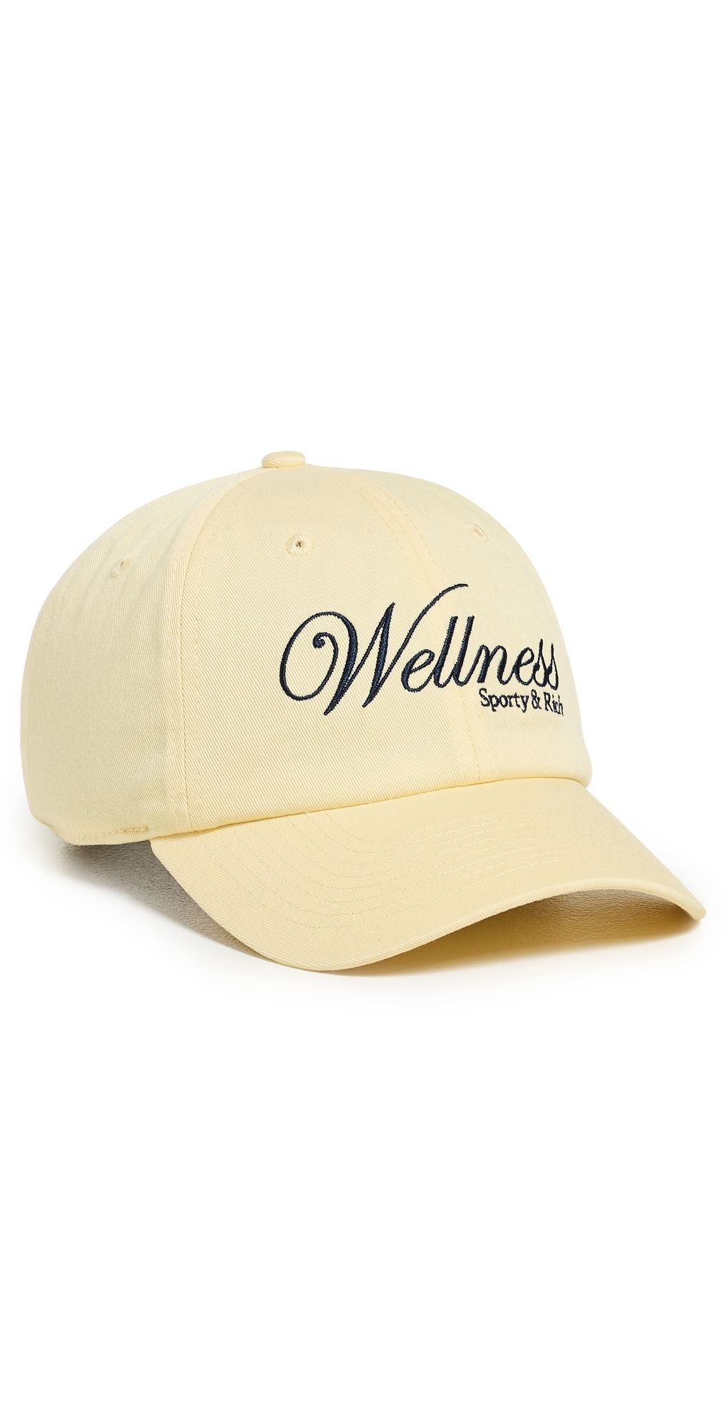 Sporty & Rich Avenue Cap Almond Dark Navy One Size