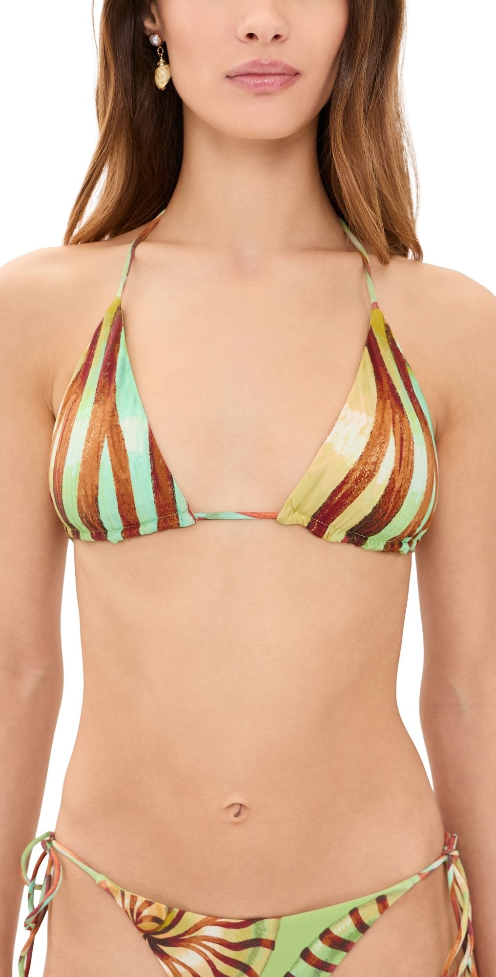 FARM Rio Engineering Bikini Top Shell Scarf L