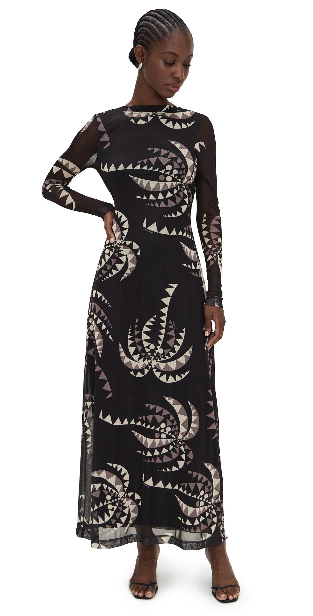 Dress To Palm Maxi Dress Coqueiral Print M