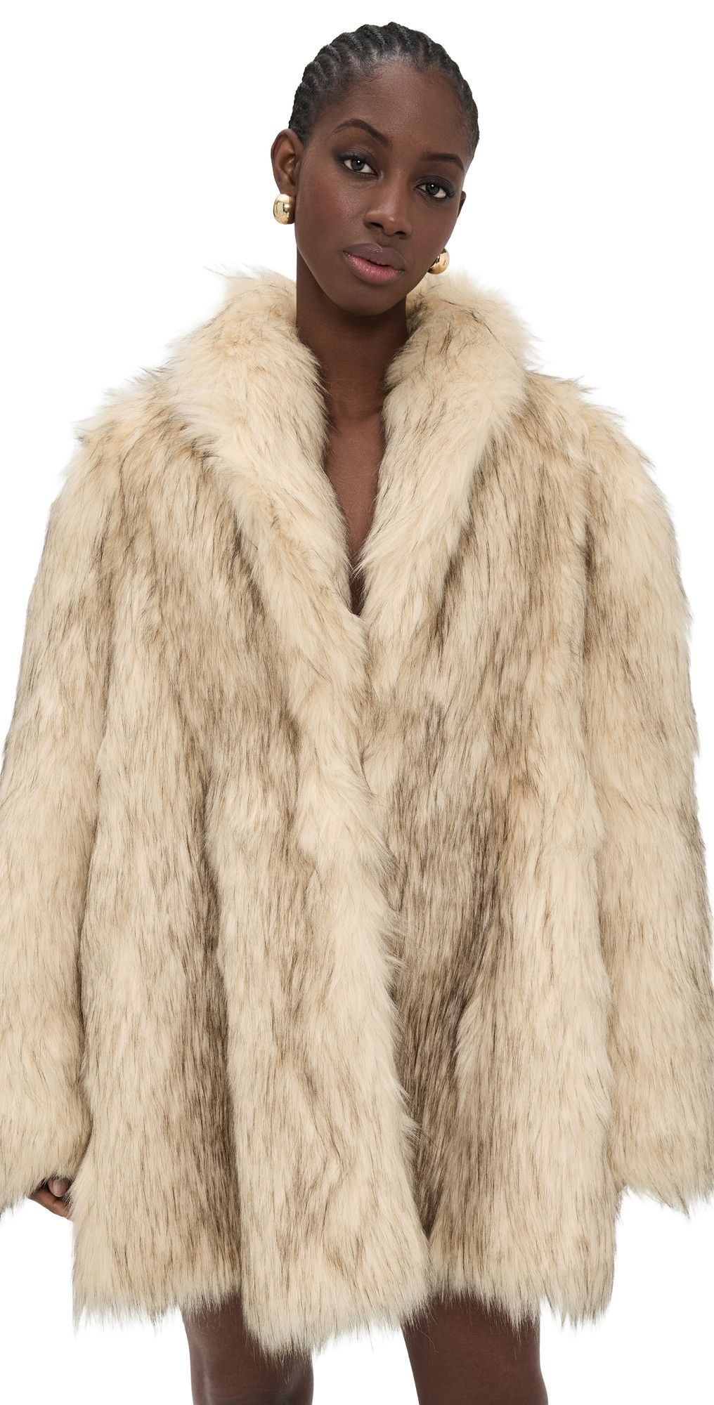 Cultnaked Purrr Coat Beige One Size