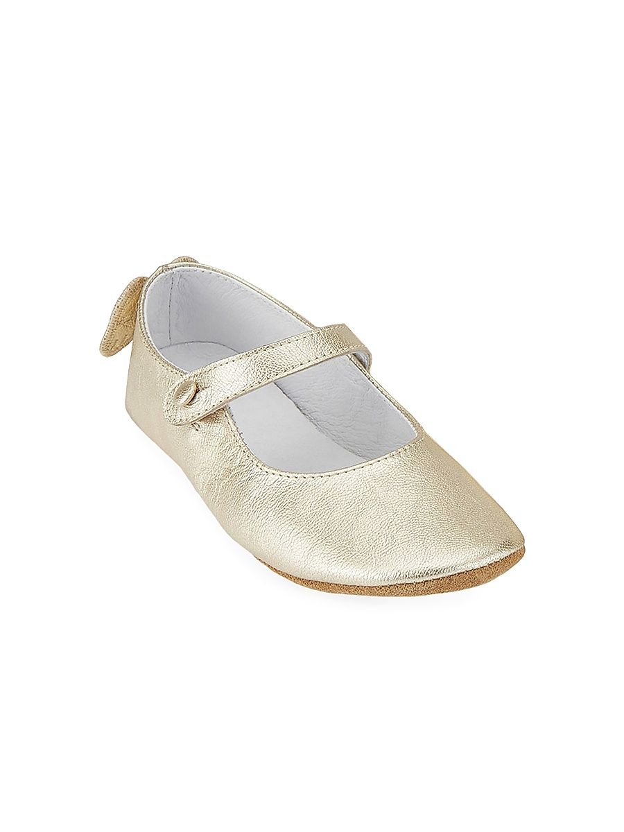 Marie-Chantal Girl's Baby Girl's Olympia Angel Wing Flats - Gold - Size 9 (Toddler)