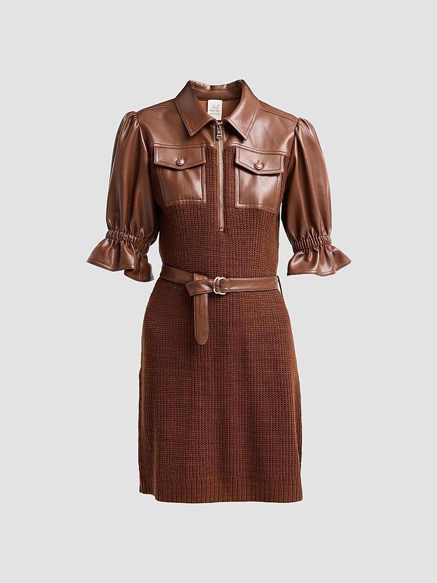 Women's Holly Midi Sweaterdress - Espresso - Size XL