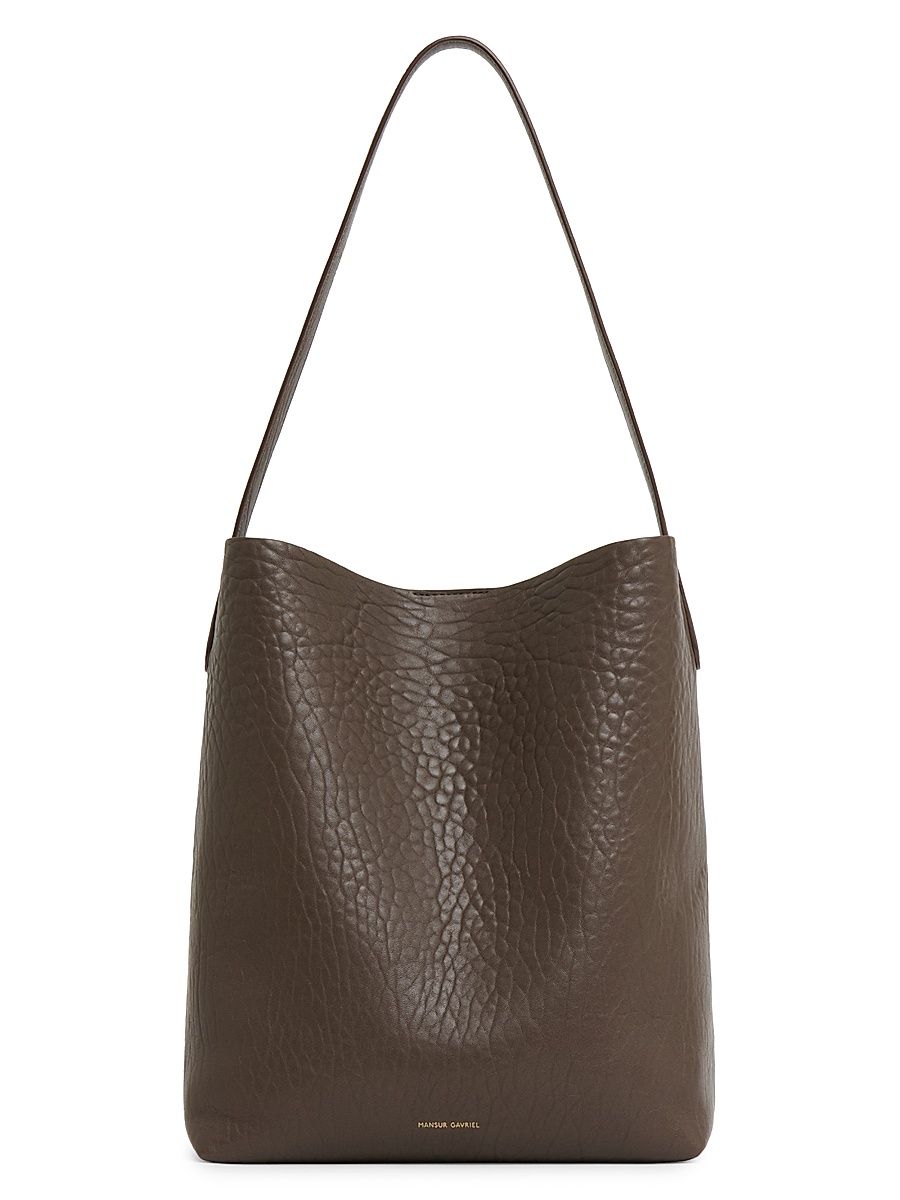 Women's Everday Leather Tote Bag - Ebony