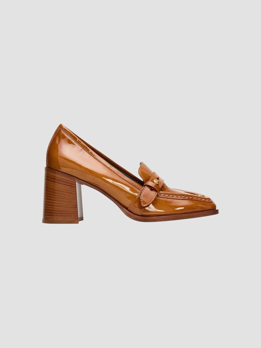 Zimmermann Women's Astor 75MM Leather Loafers - Caramel - Size 11