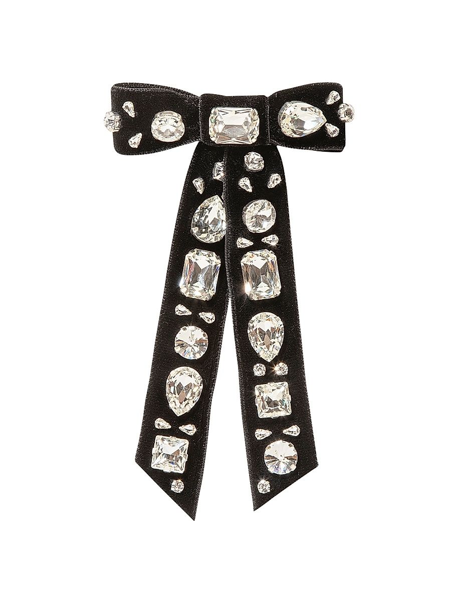 Women's Lucia Bow Barrette - Black