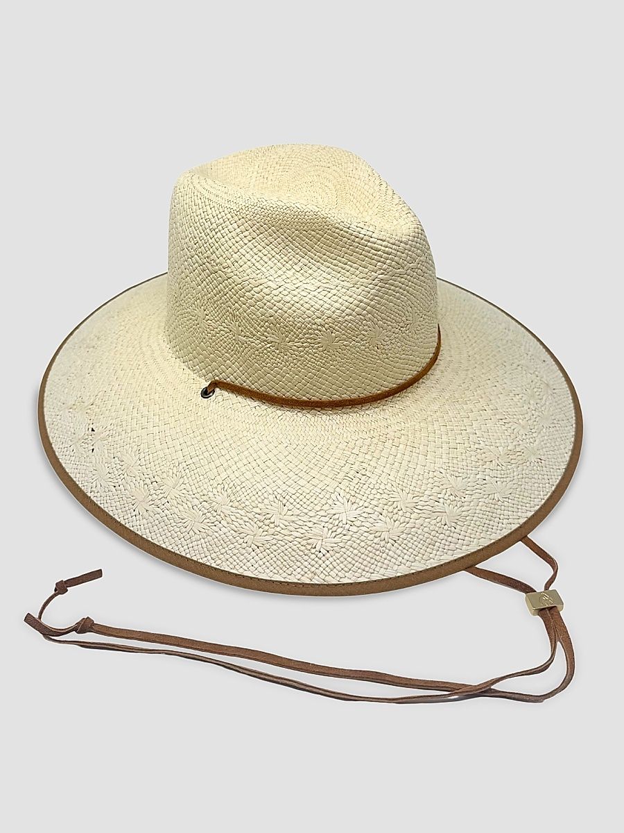 Women's Fiji Straw Sun Hat - Natural Tan - Size Large