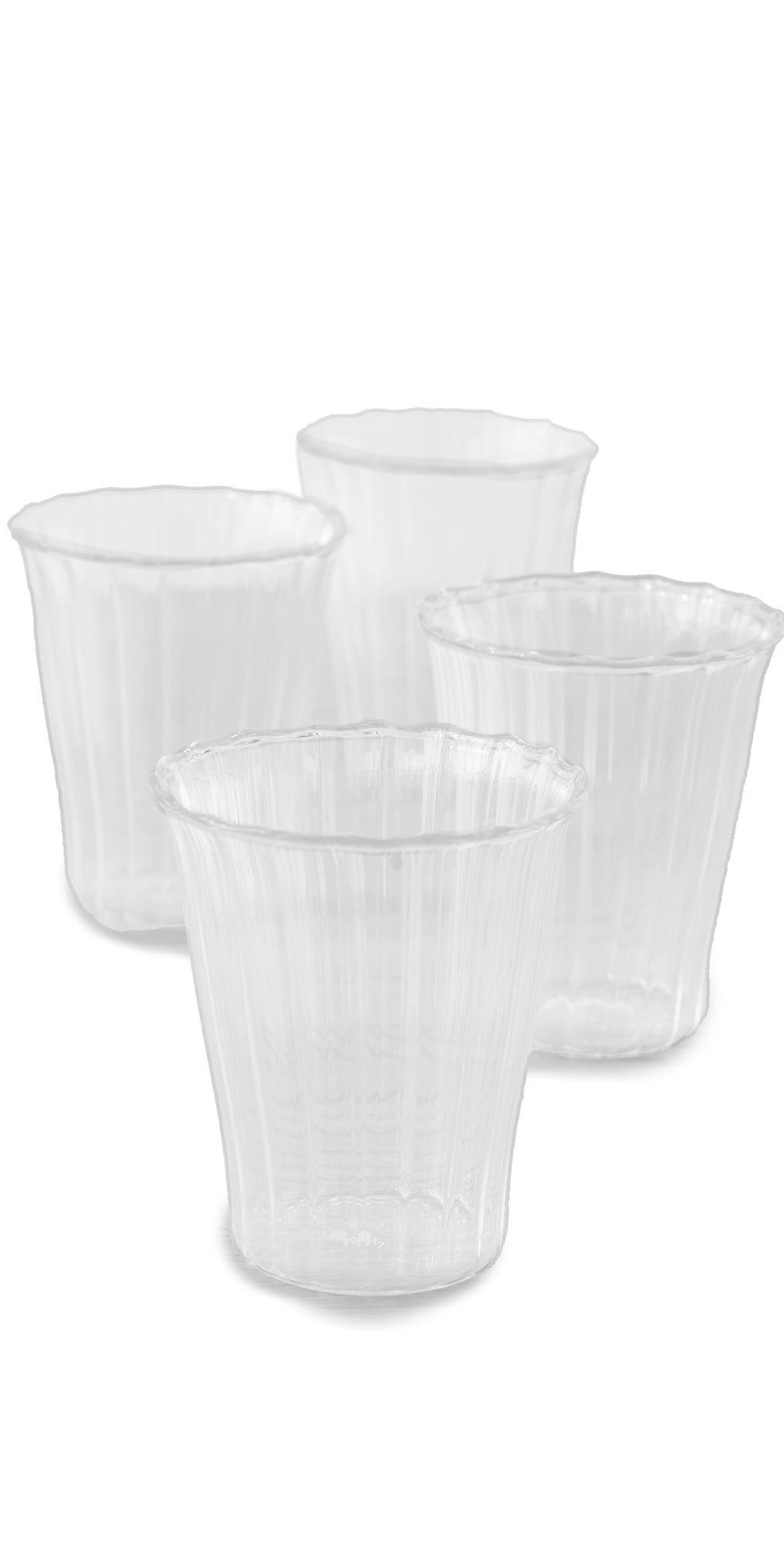 Sophie Lou Jacobsen Le Verre Petit Set of 4 Clear One Size