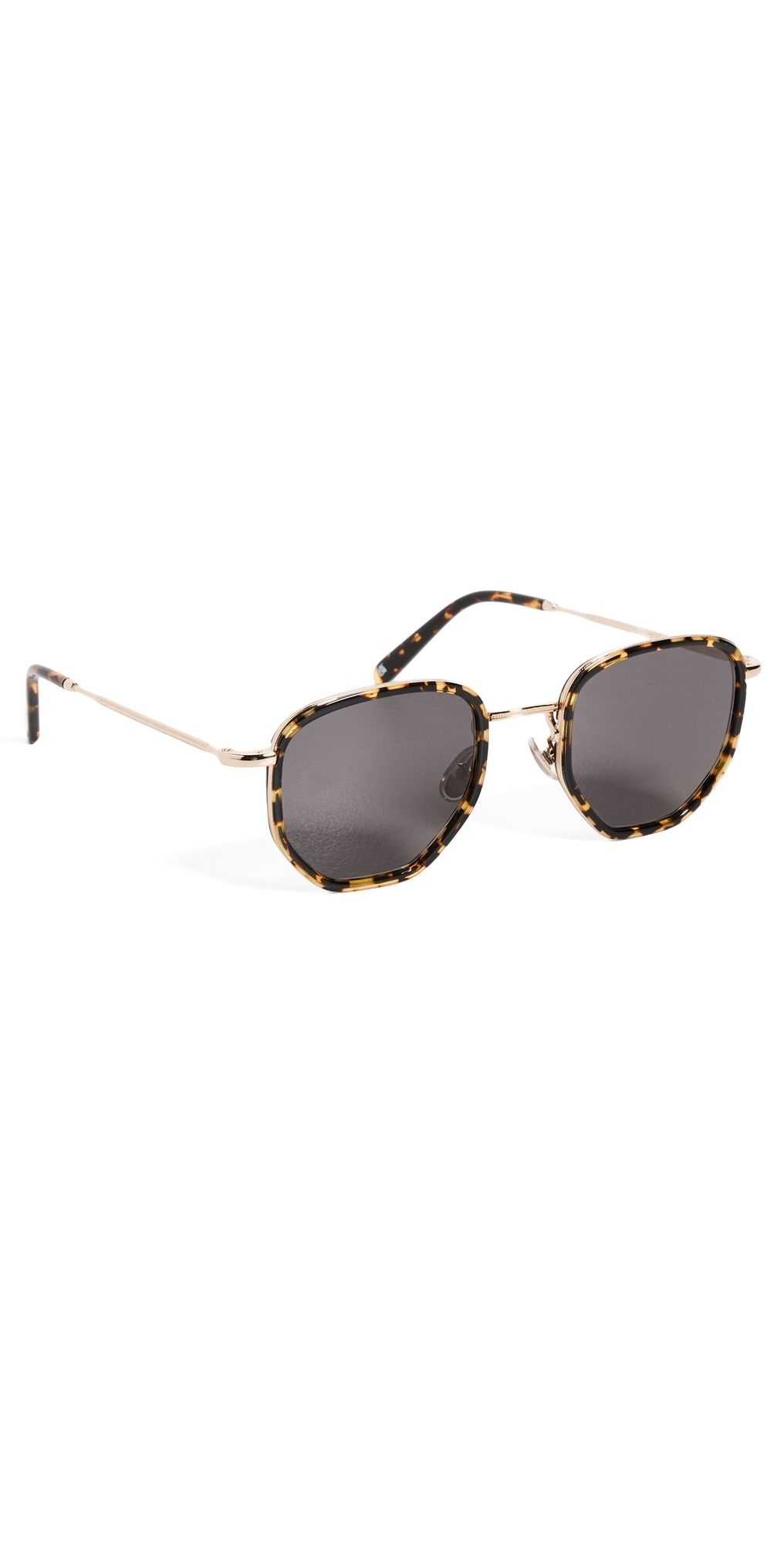 Illesteva Hunter Ace Flame Sunglasses Flame/Gold One Size