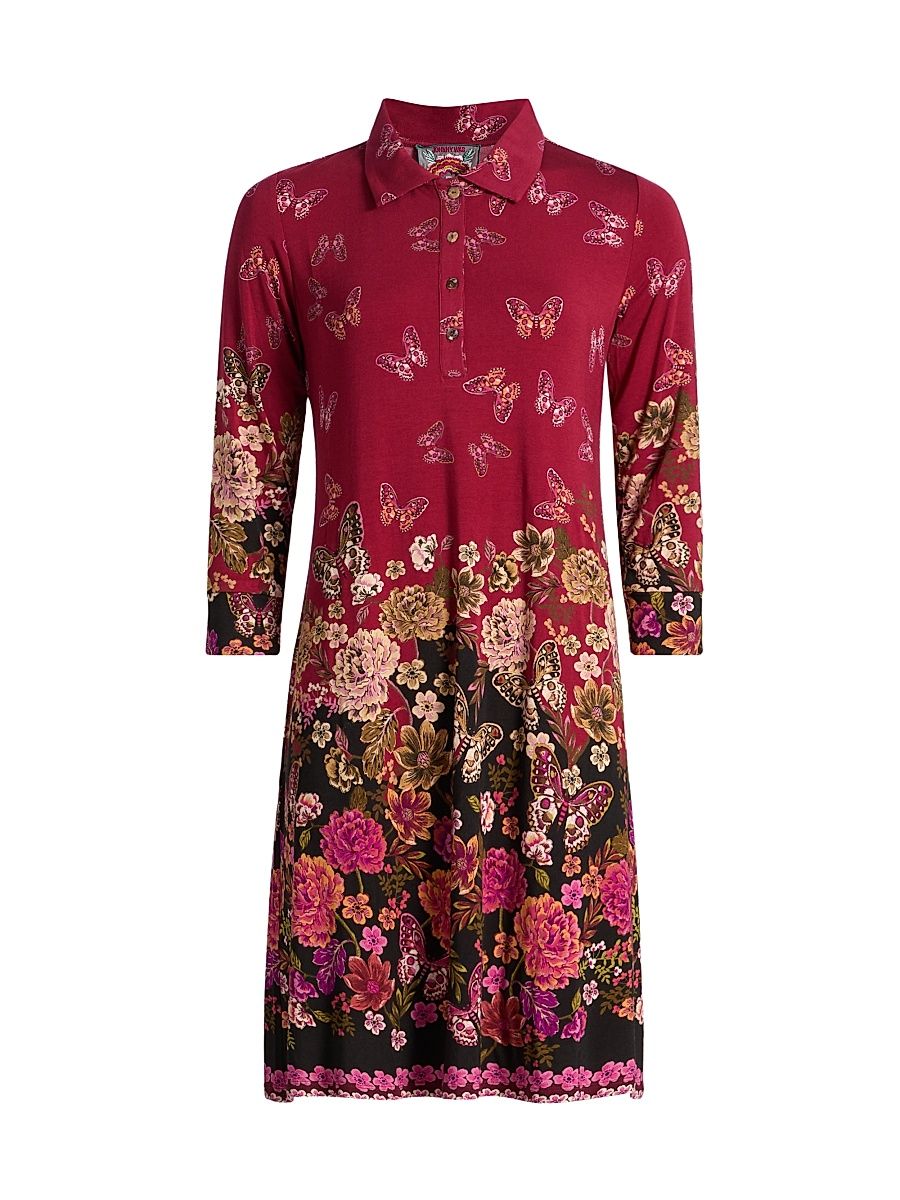 Women's The Janie Favorite Polo Tunic Dress - Karie - Size XL