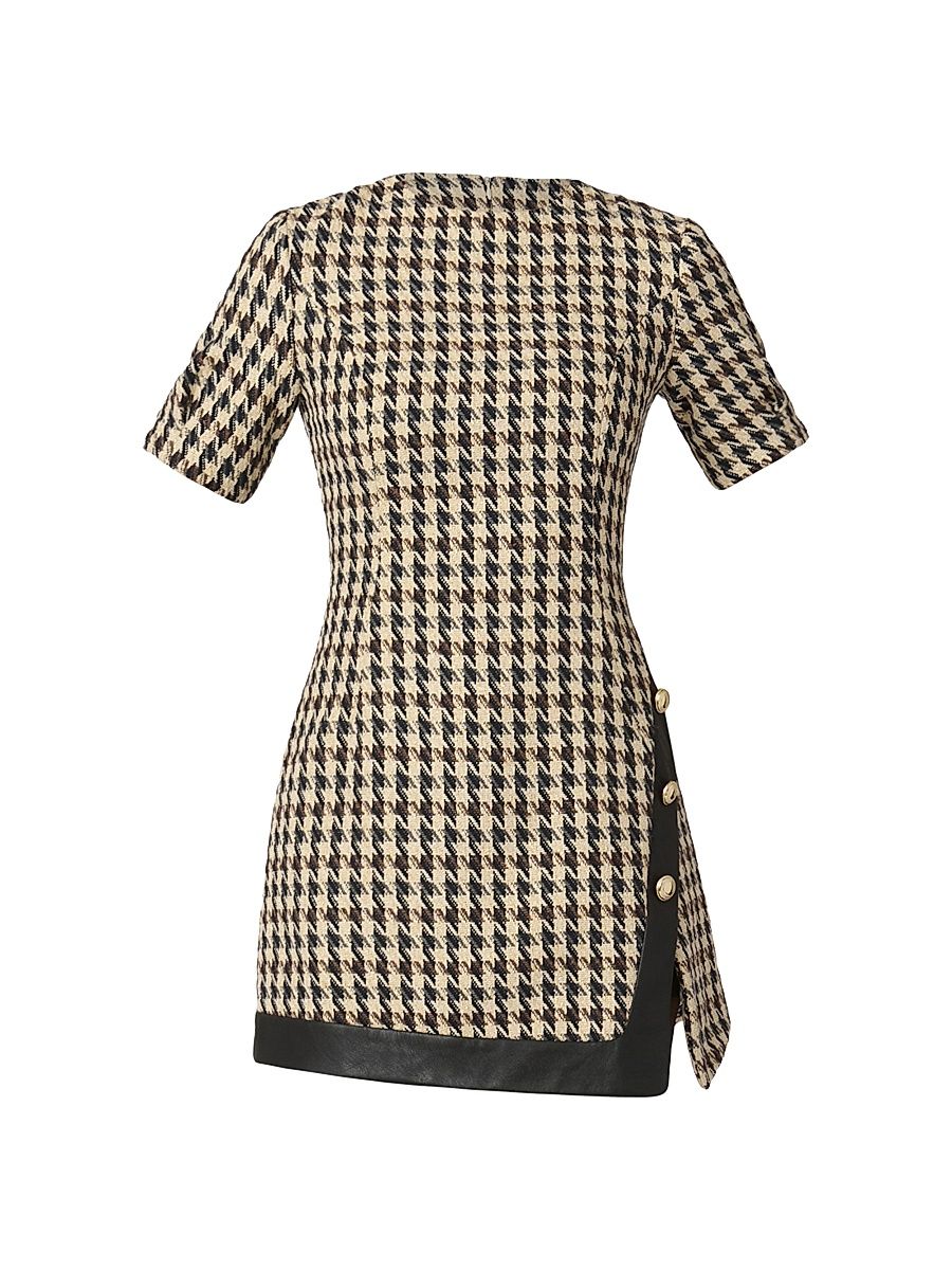 Shoshanna Women's Irene Tweed Minidress - Jet Multi - Size 12