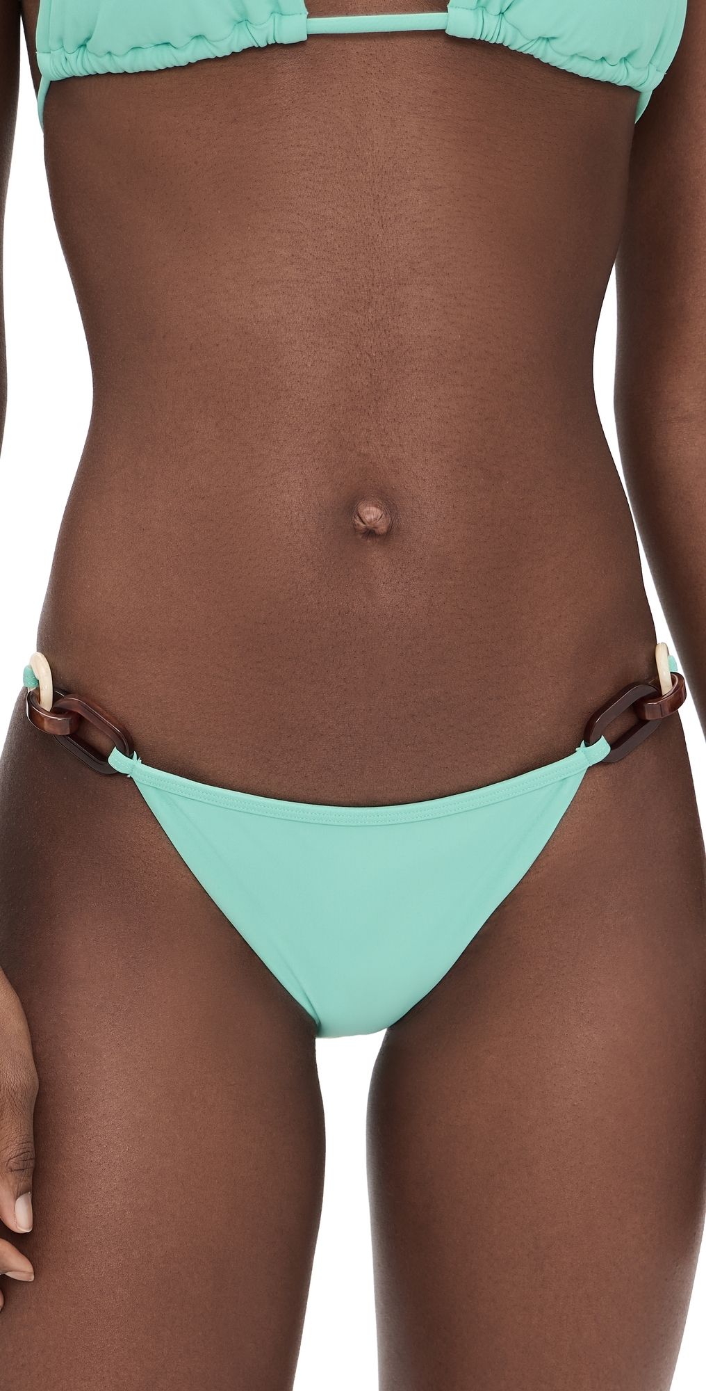 Ramy Brook Odetta Bikini Bottoms Seaglass XS