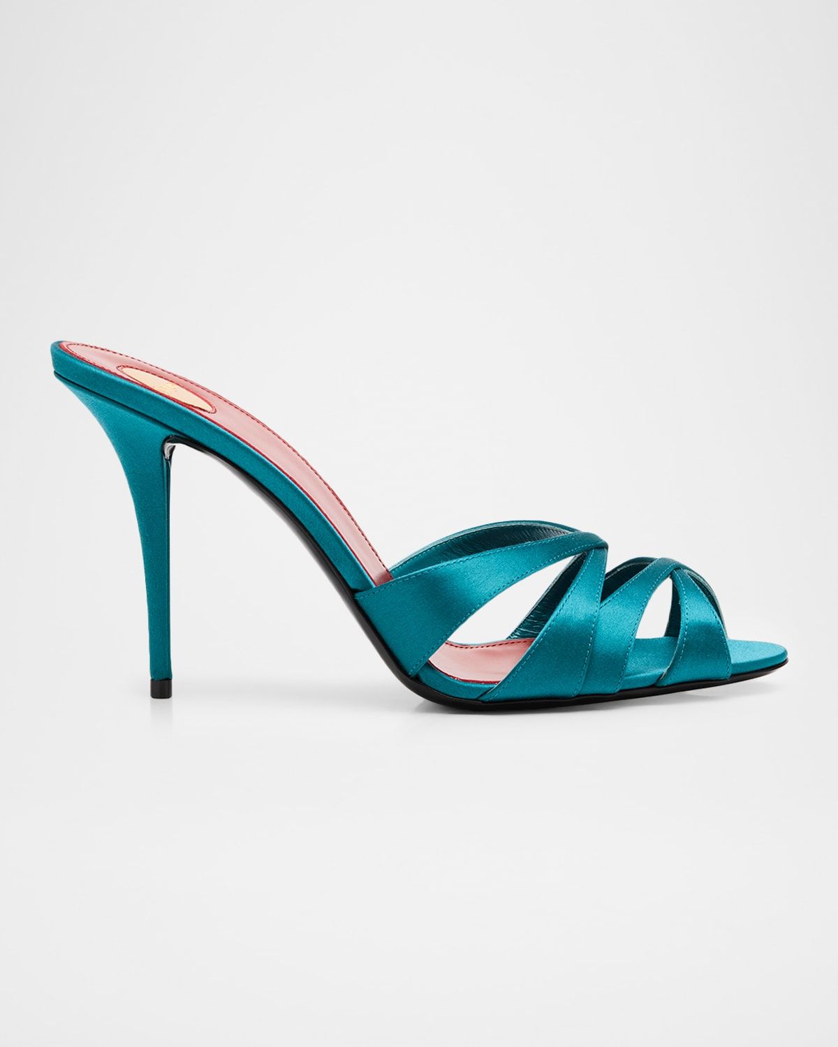 95mm Chandelle Satin Mules