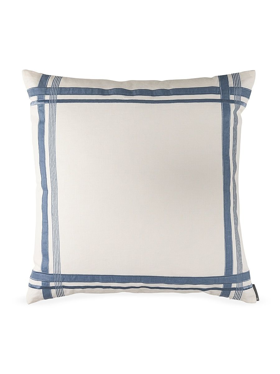 Brook Oliver Euro Pillow - White Seaglass