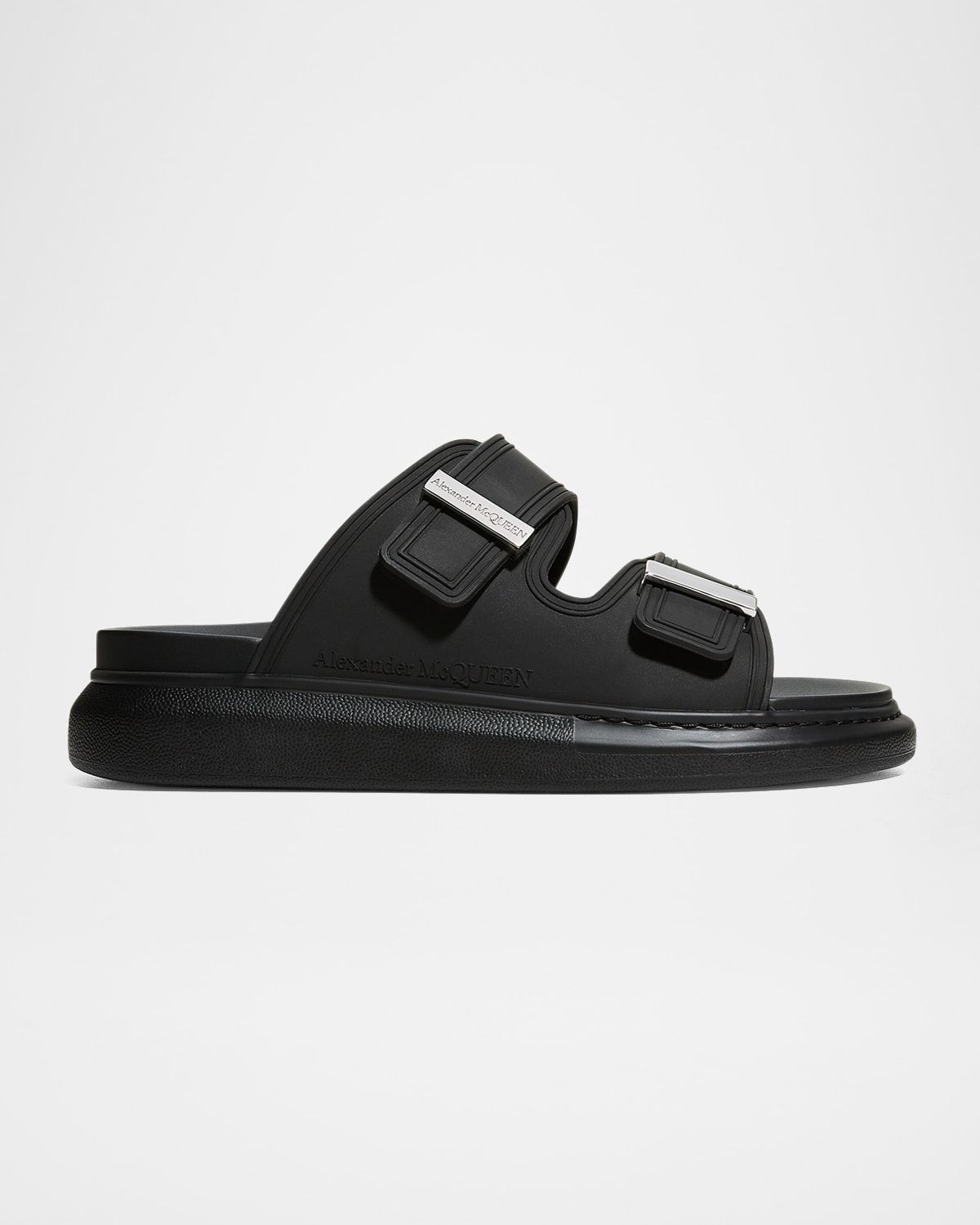 Men & apos;s Rubber Double-Buckle Sandals