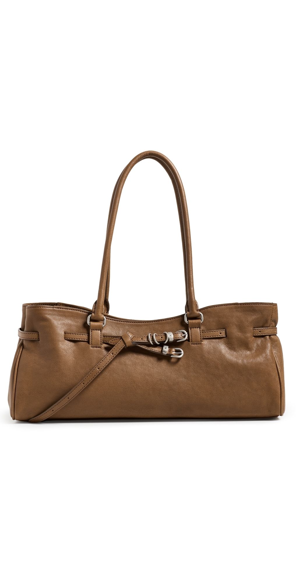 Marge Sherwood Soft Grandma Shoulder Bag Vintage Camel Washed Nappa One Size