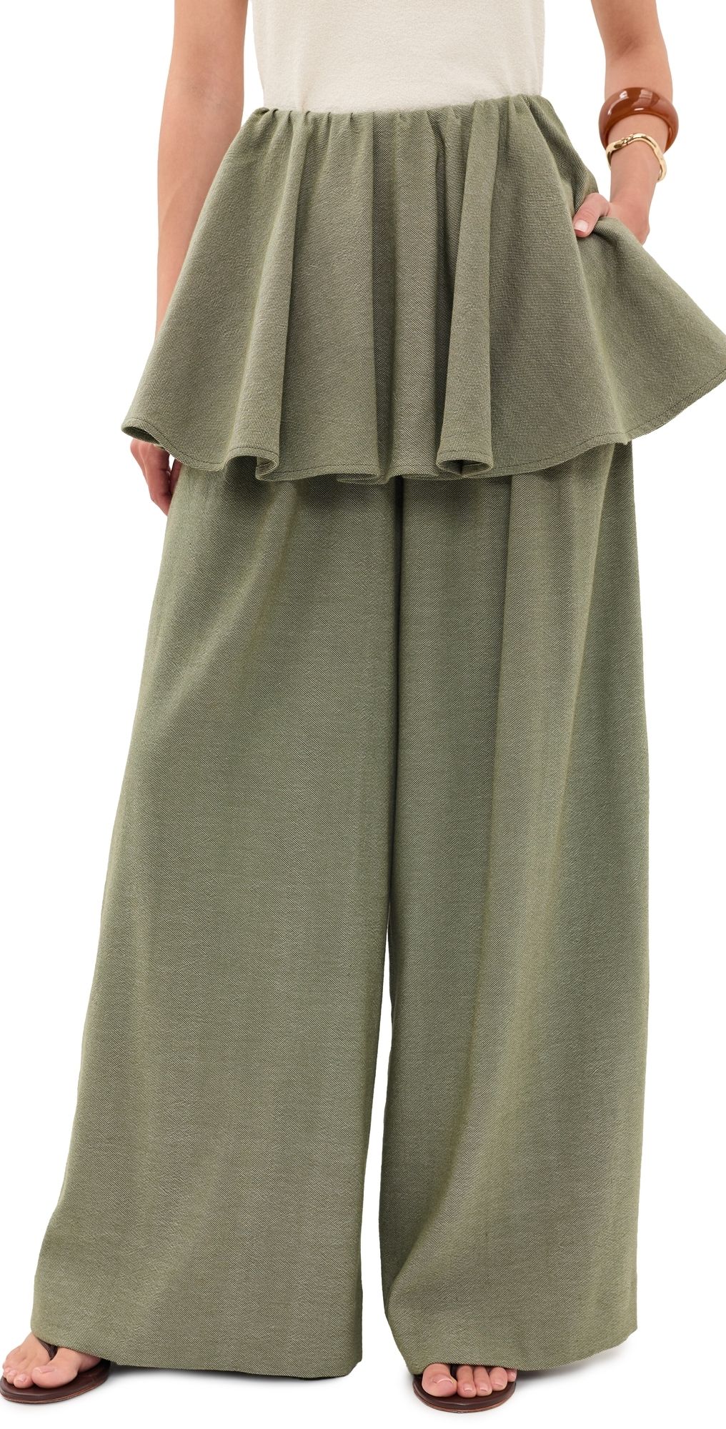 MARRAKSHI LIFE The Peplum Pants Army XXL