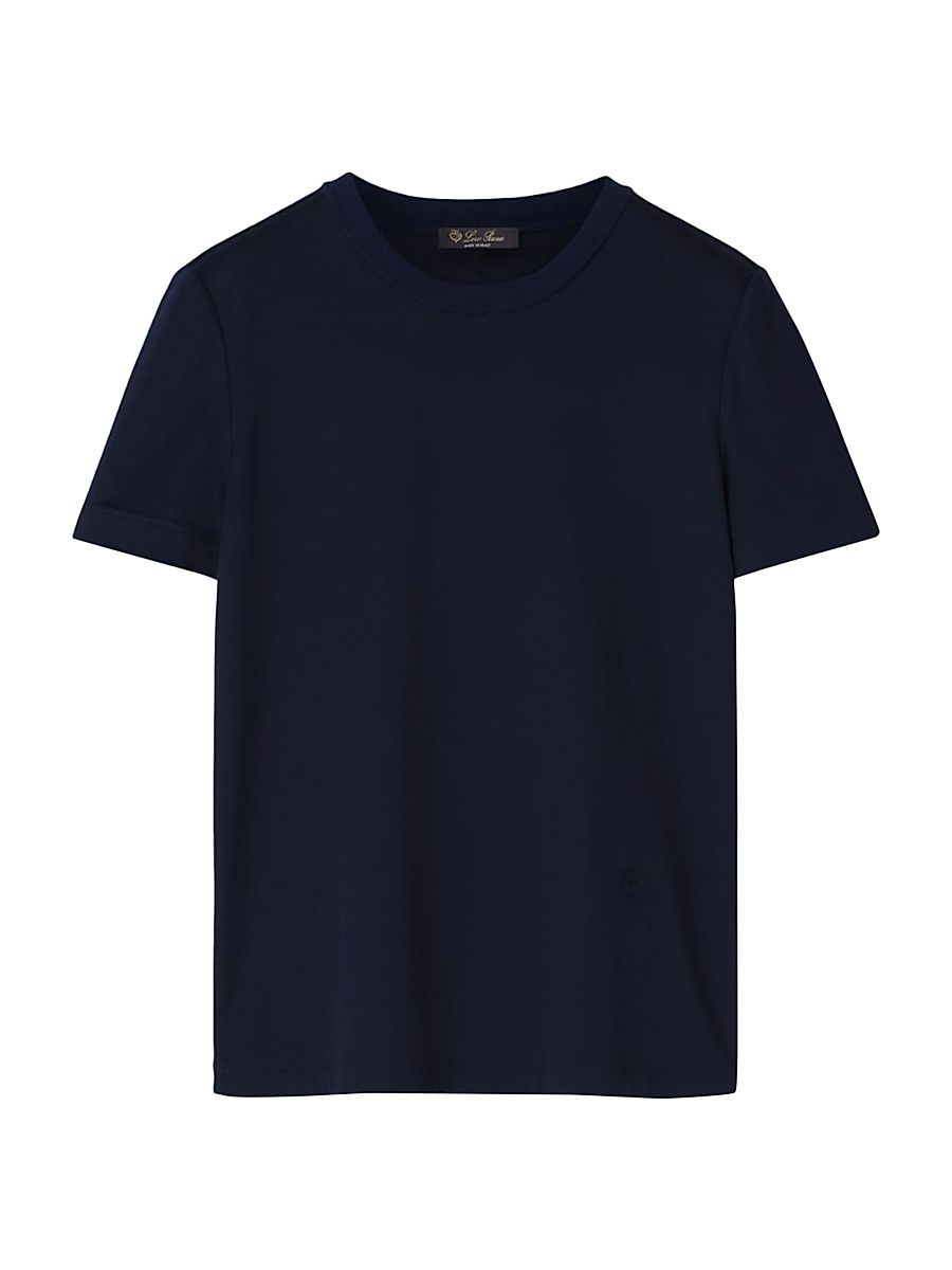 Women's Mc My-T Cotton T-Shirt - Blue Navy - Size 12
