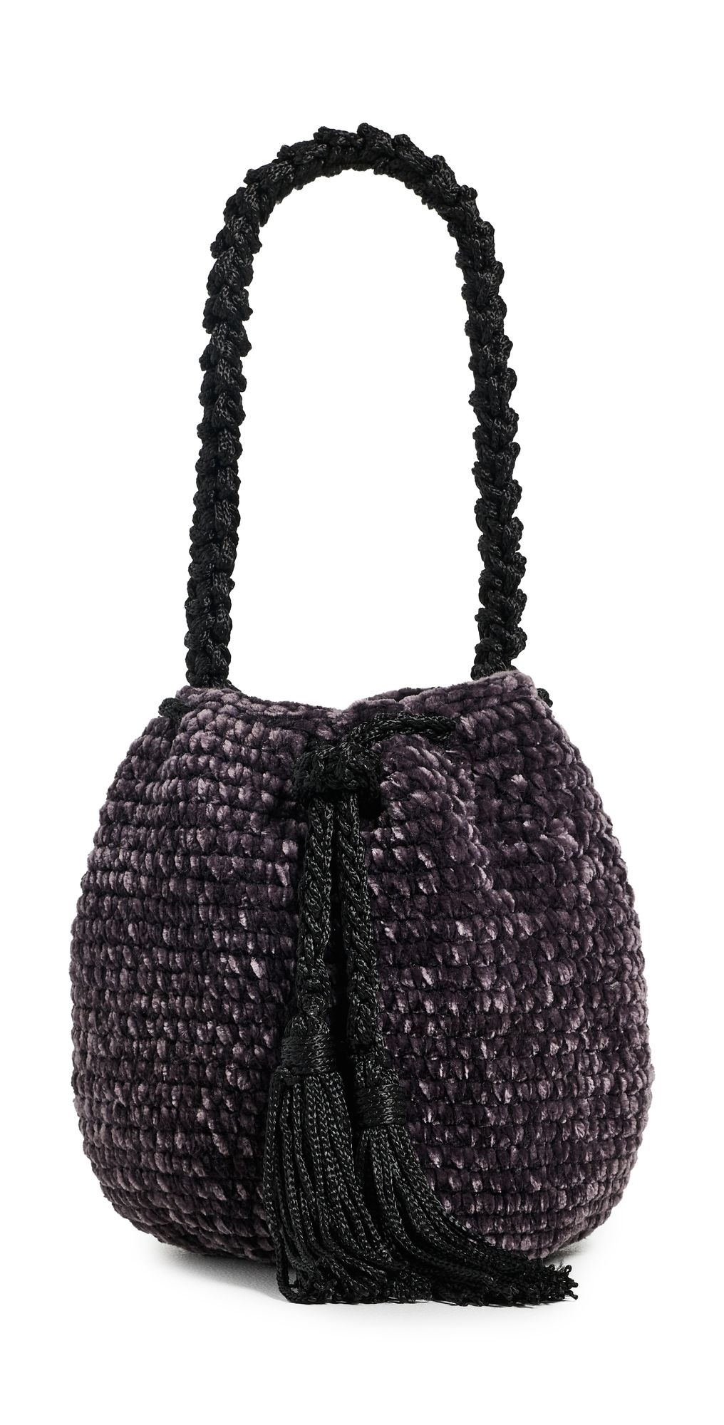 Binge Knitting Keepsake Velvet Pouch Midnight One Size