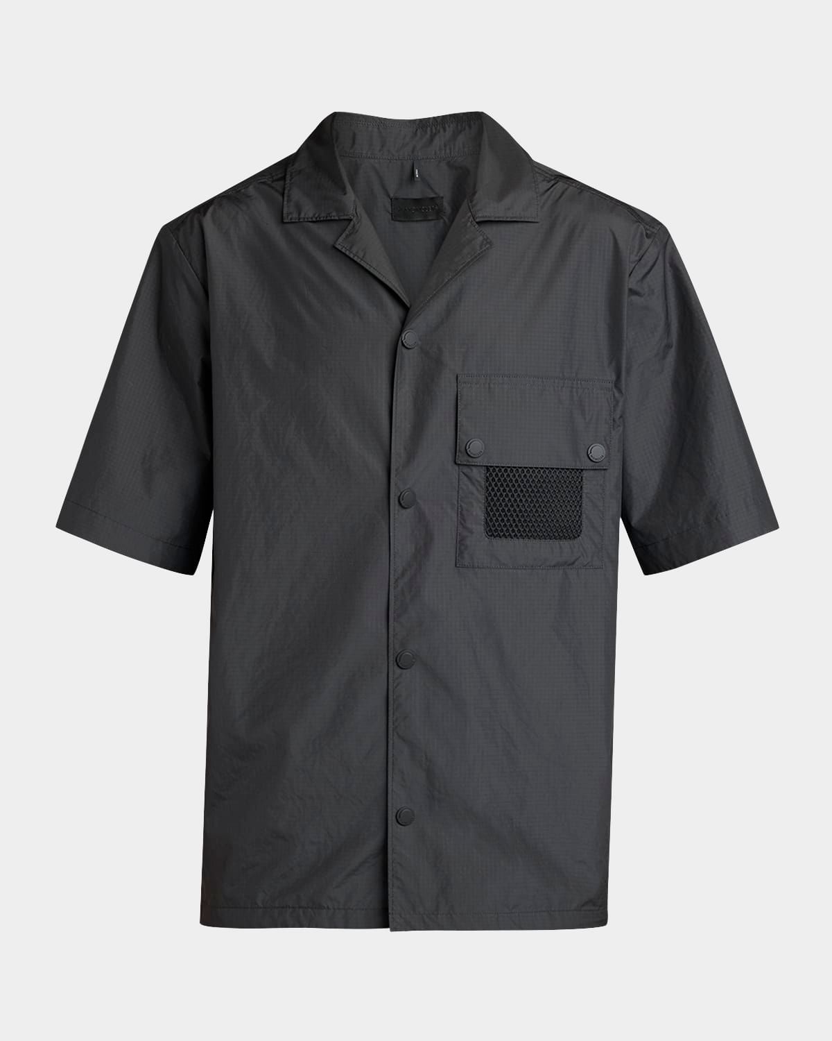 Men & apos;s Mesh-Pocket Short-Sleeve Shirt