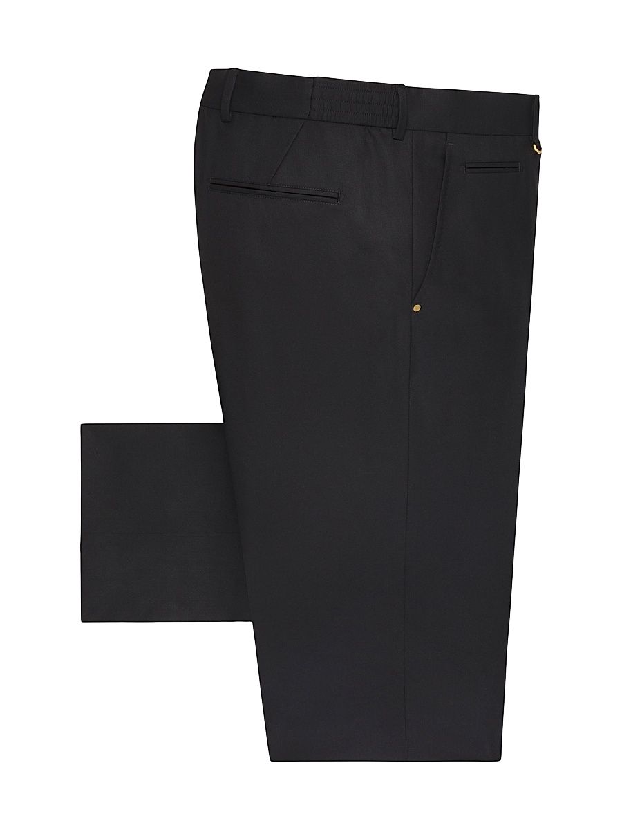 Men's Trousers - Black - Size 46