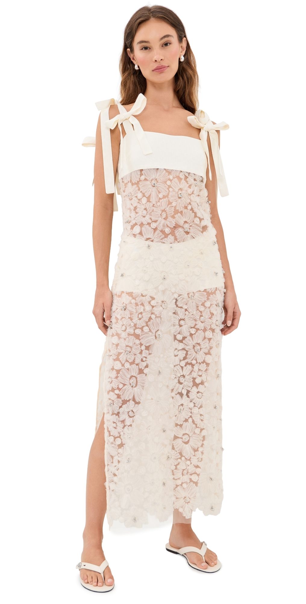 SIEDRES Tallula Dress Ecru 36