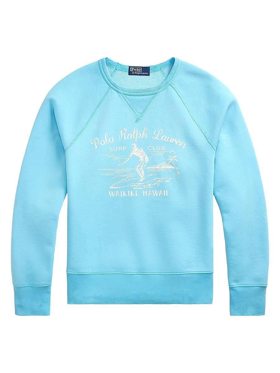 Men's Vintage-Fit Fleece Graphic Sweatshirt - Neptune - Size Small