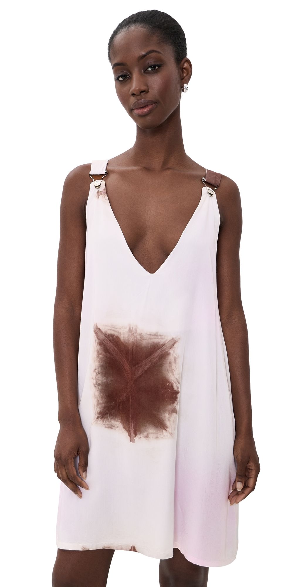 Busayo Fola Dress Pink/Brown/White M