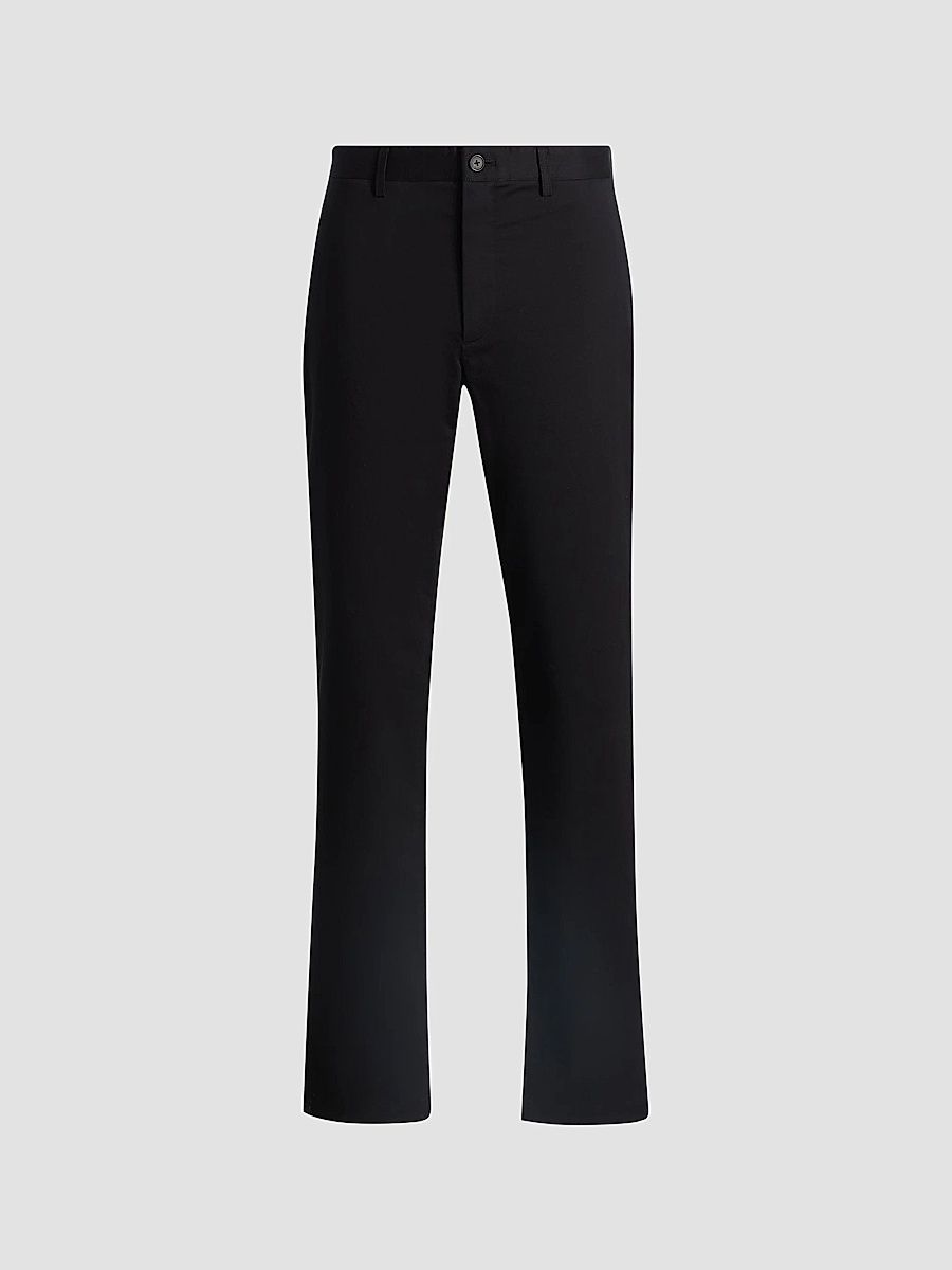 Men's Zaine Cotton Straight-Leg Pants - Black - Size 36