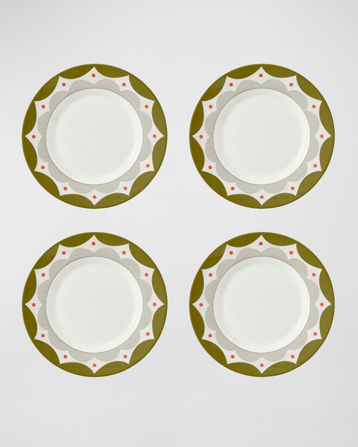 Geo Salad Plates