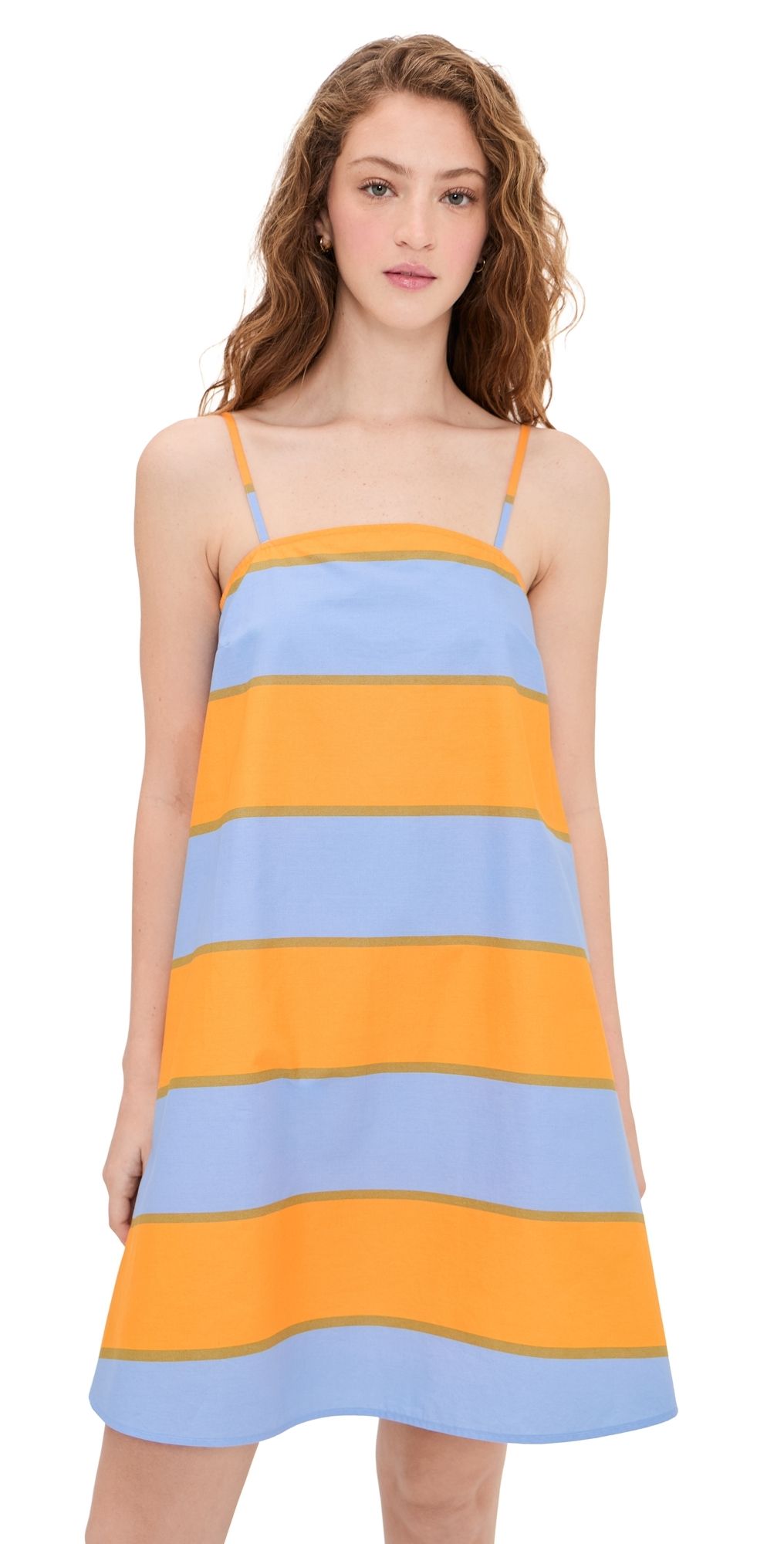 Marimekko Pelit Galleria Dress Blue/Orange 34