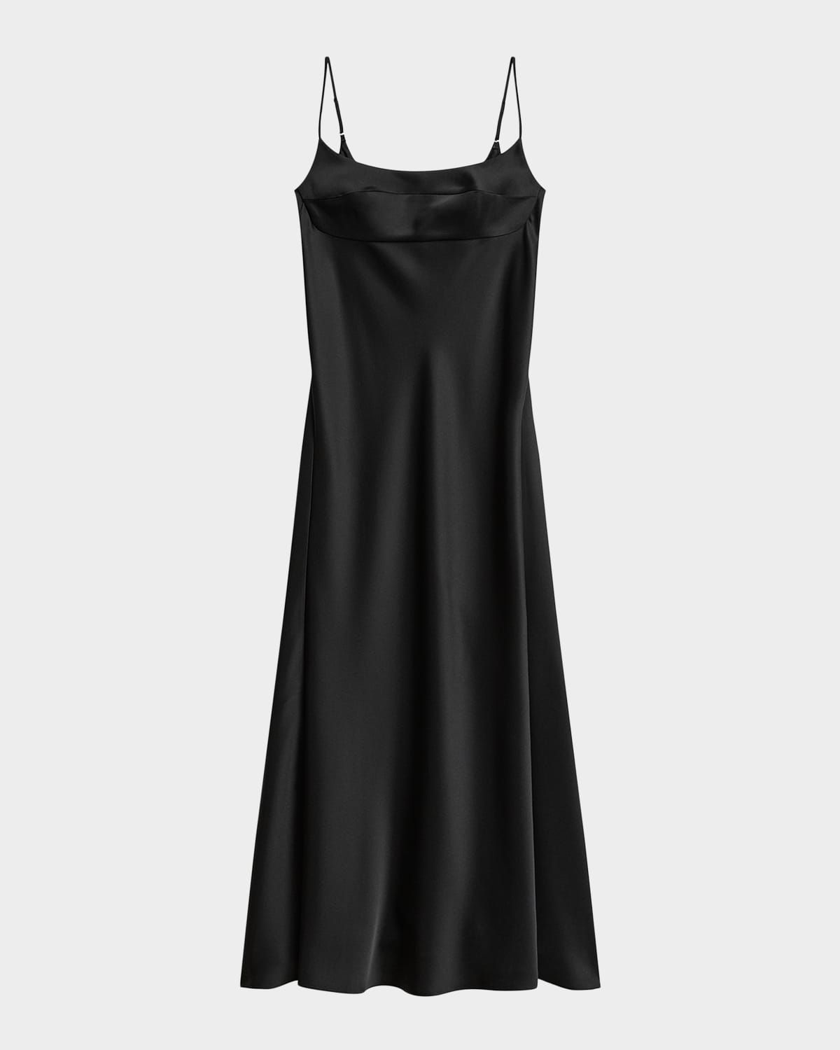 Sleeveless Satin Slip Dress