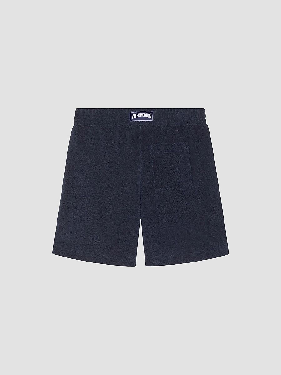 Vilebrequin Boy's Baby Boy's, Little Boy's & Boy'sTurtle Embroidered Terry Cloth Shorts - Navy Blue Marine - Size 6