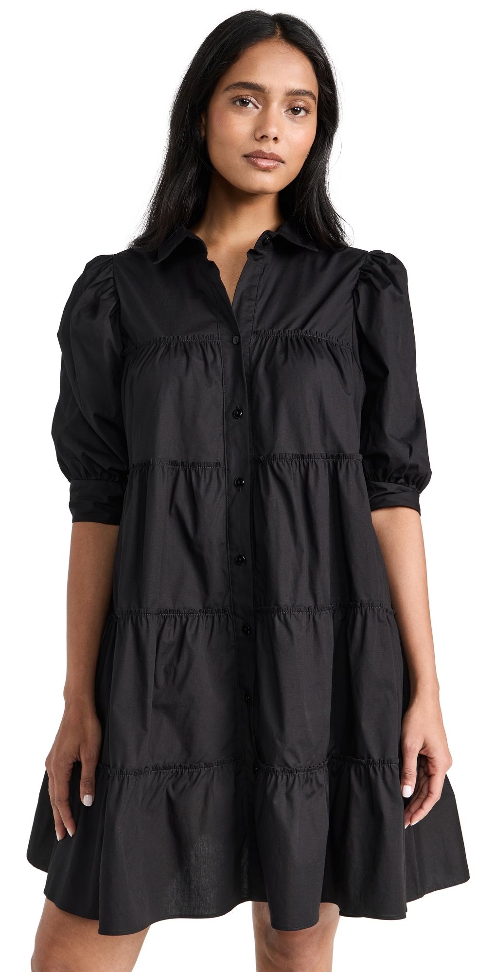 Peixoto Lola Mini Dress Black XS