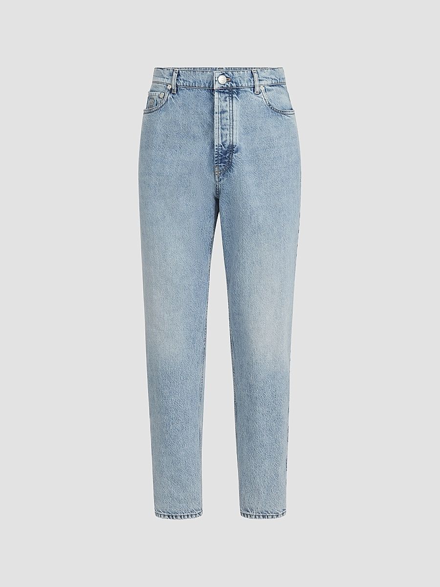 Men's Denim Iconic Fit Five-Pocket Jeans - Light Denim - Size 48