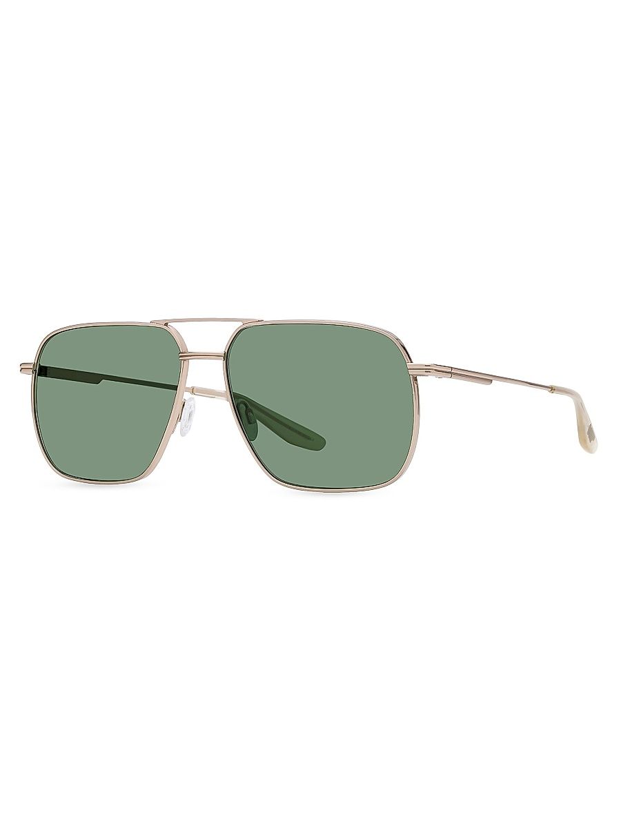 Men's 007 Legacy Royale Aviator Sunglasses - Gold Bottle Green
