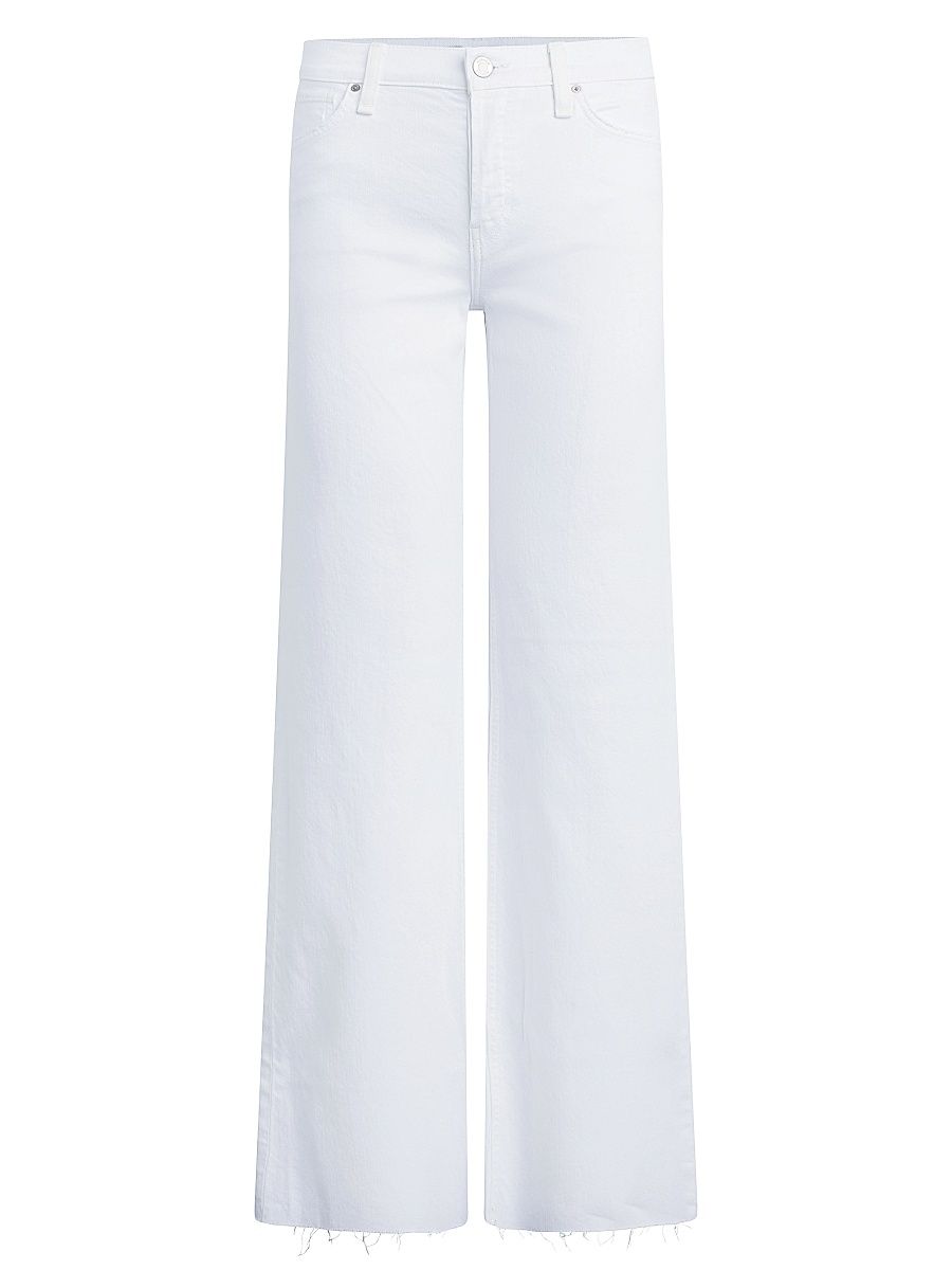 Women's Rosie High-Rise Wide-Leg Jeans - White Lily - Size 31
