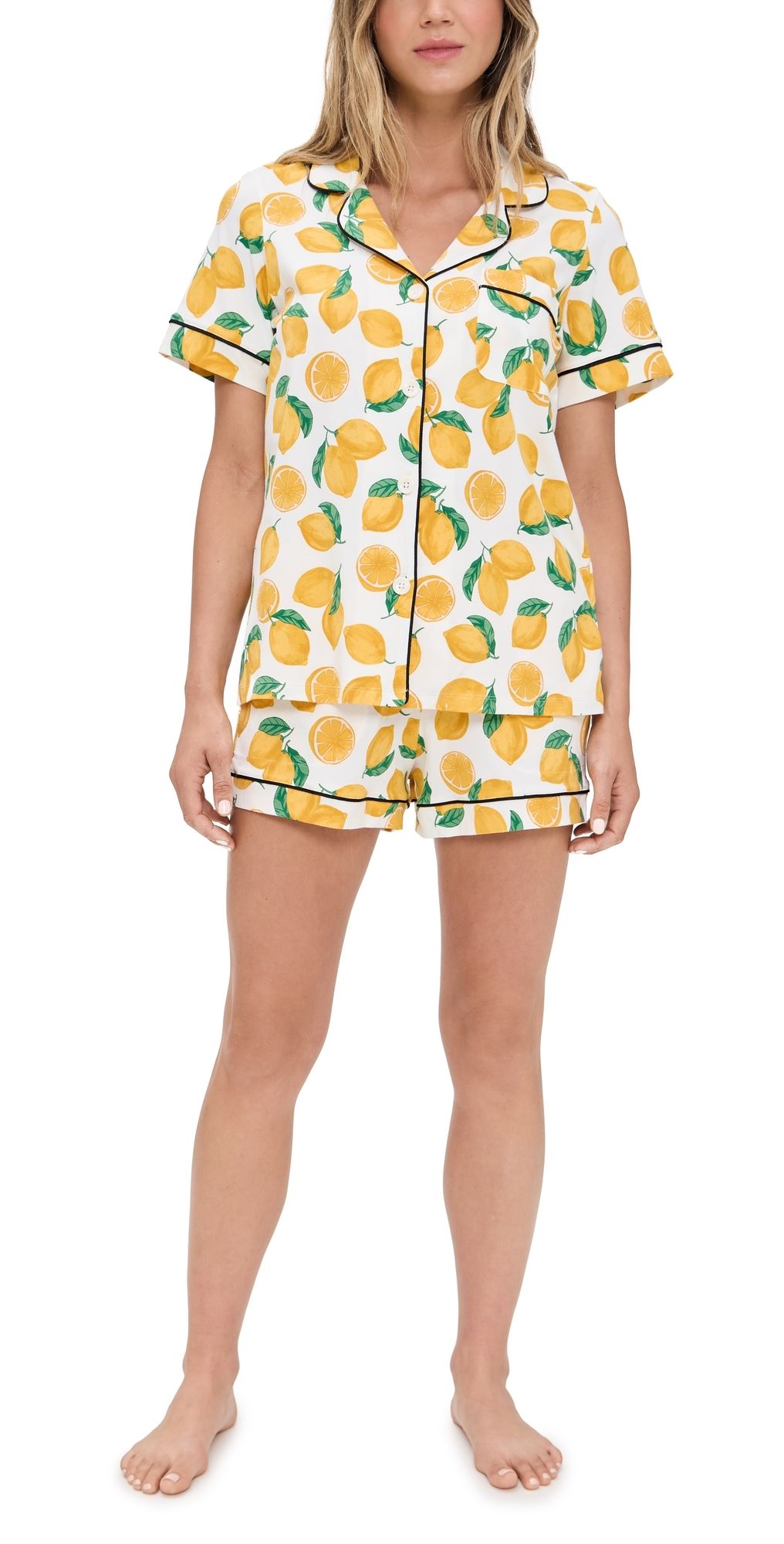 BedHead PJs Main Squeeze Shorty Pajama Set Main Squeeze L