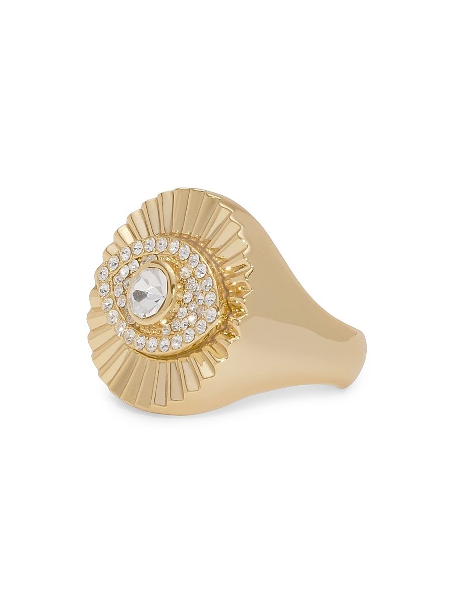 Women's Celia Goldtone & Cubic Zirconia Ring - Gold