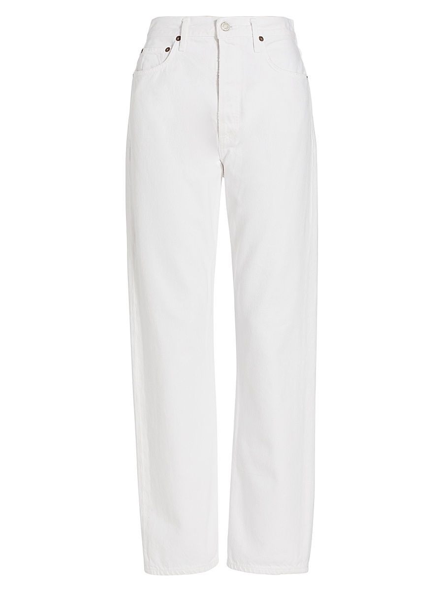 Women's 90s Straight-Leg Pinch-Waist Jeans - Marshmallow - Size 32